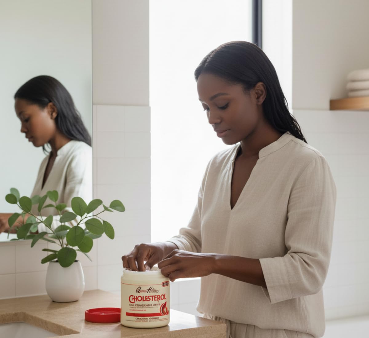 Queen Helene Cholesterol Hair Conditioning Cream 15 oz - Thumbnail 3