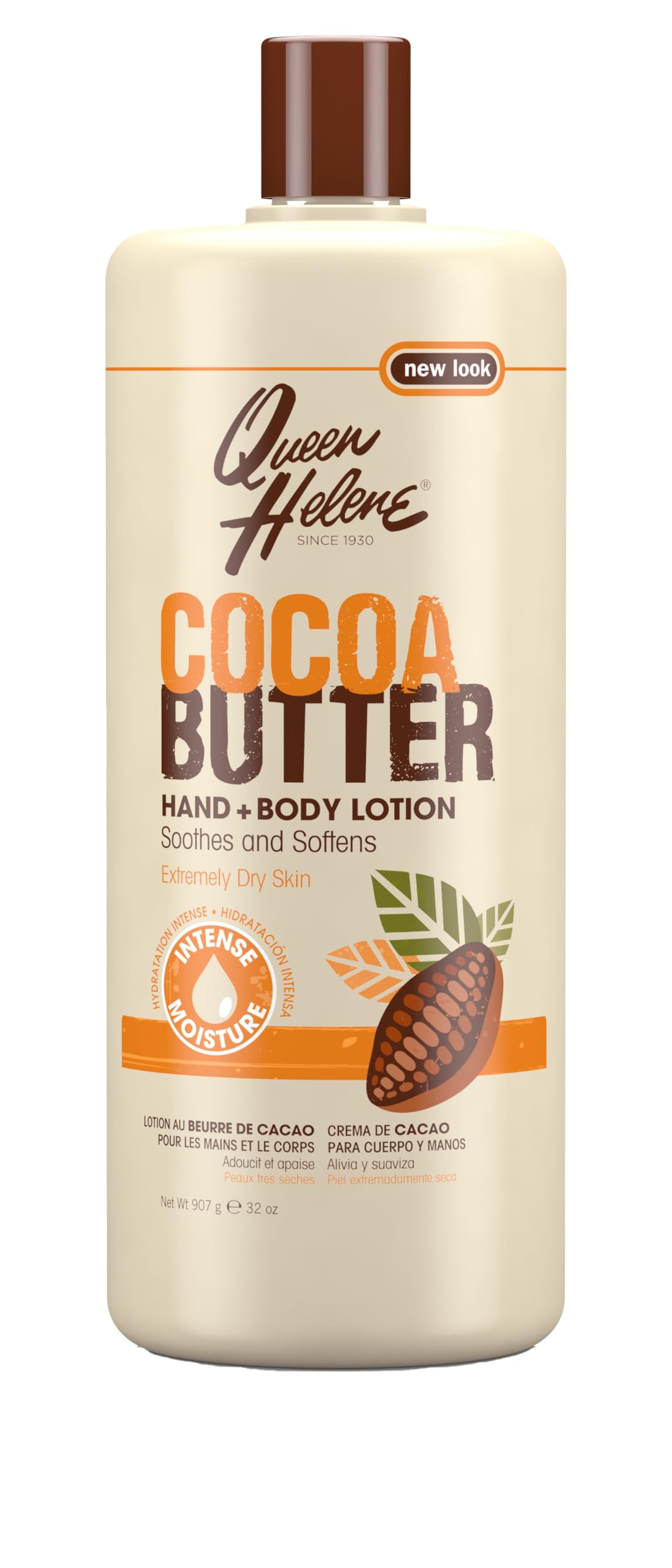 Queen Helene Cocoa Butter Hand Body Lotion for Dry Skin 32 oz