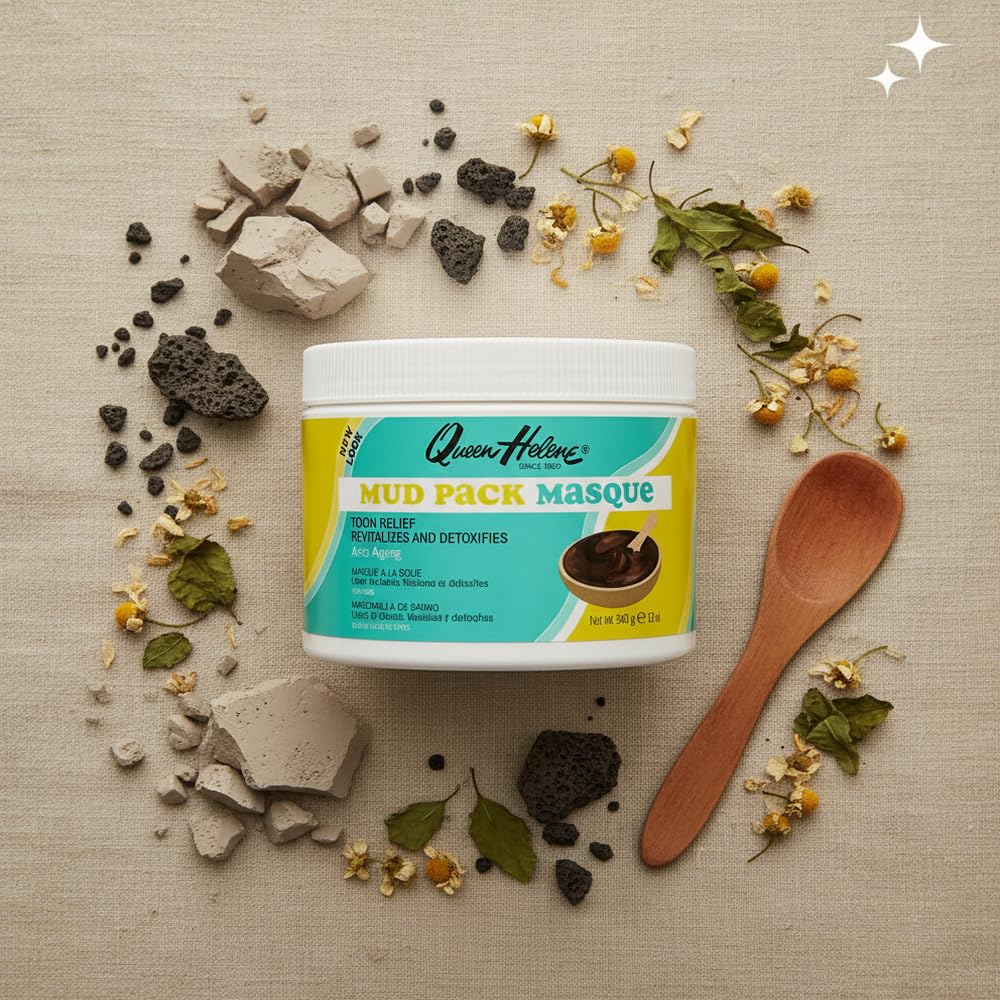 Queen Helene Mud Pack Masque Cleanser Softening Smoothening Tightens Loose Skin - Thumbnail 3