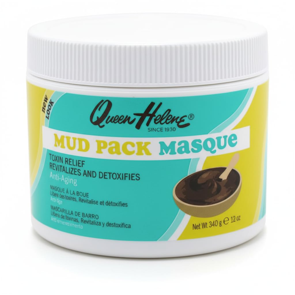 Queen Helene Mud Pack Masque Cleanser Softening Smoothening Tightens Loose Skin