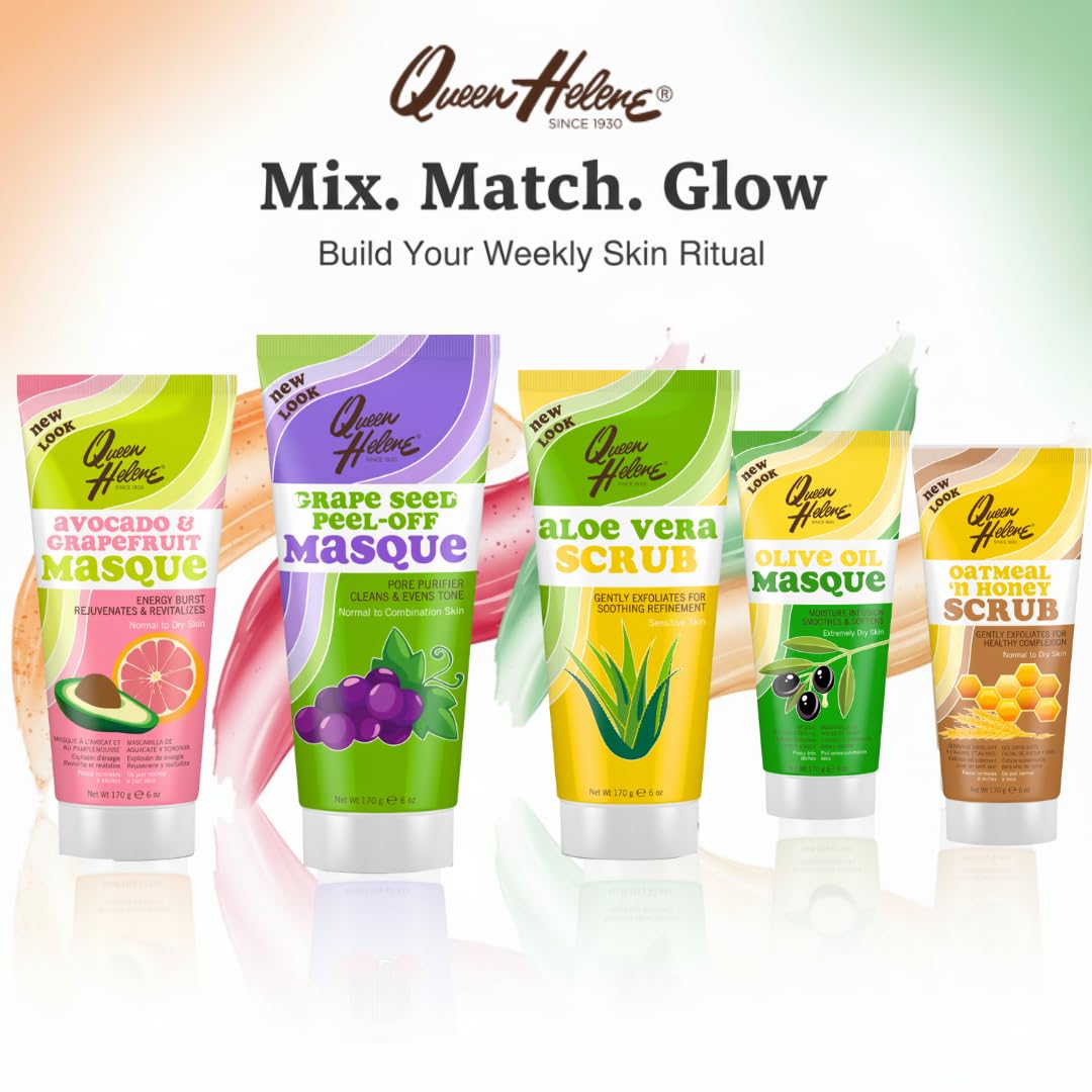 Queen Helene Soothing Cocoa Butter Natural Facial Scrub Tube 6 oz - Thumbnail 2