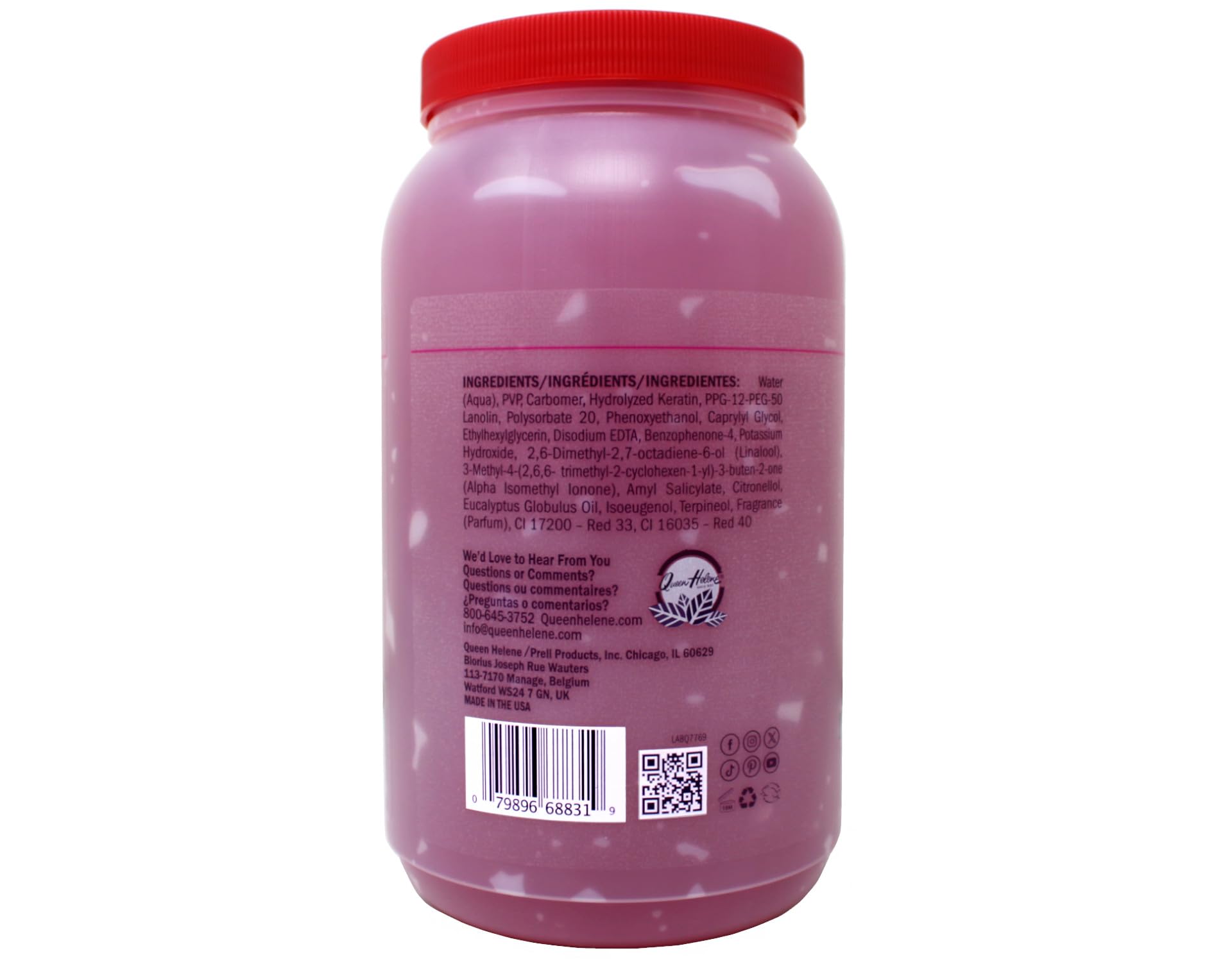 Queen Helene Hard To Hold Styling Gel Firm Hold 7 Alcohol Free Paraben Free 5 Lb - Thumbnail 2