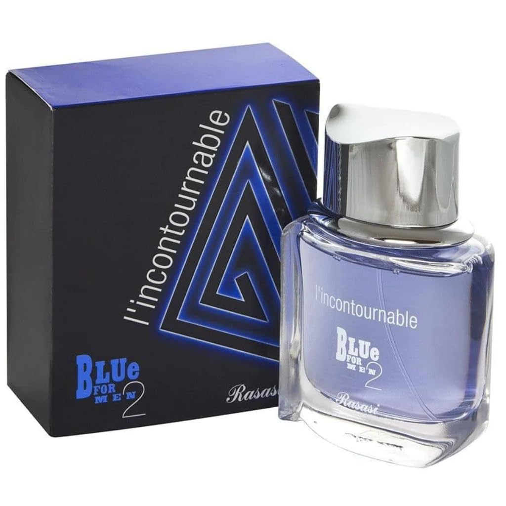 Rasasi Blue 2 L'incontournable For Men EDP 2.5 oz - Thumbnail 2