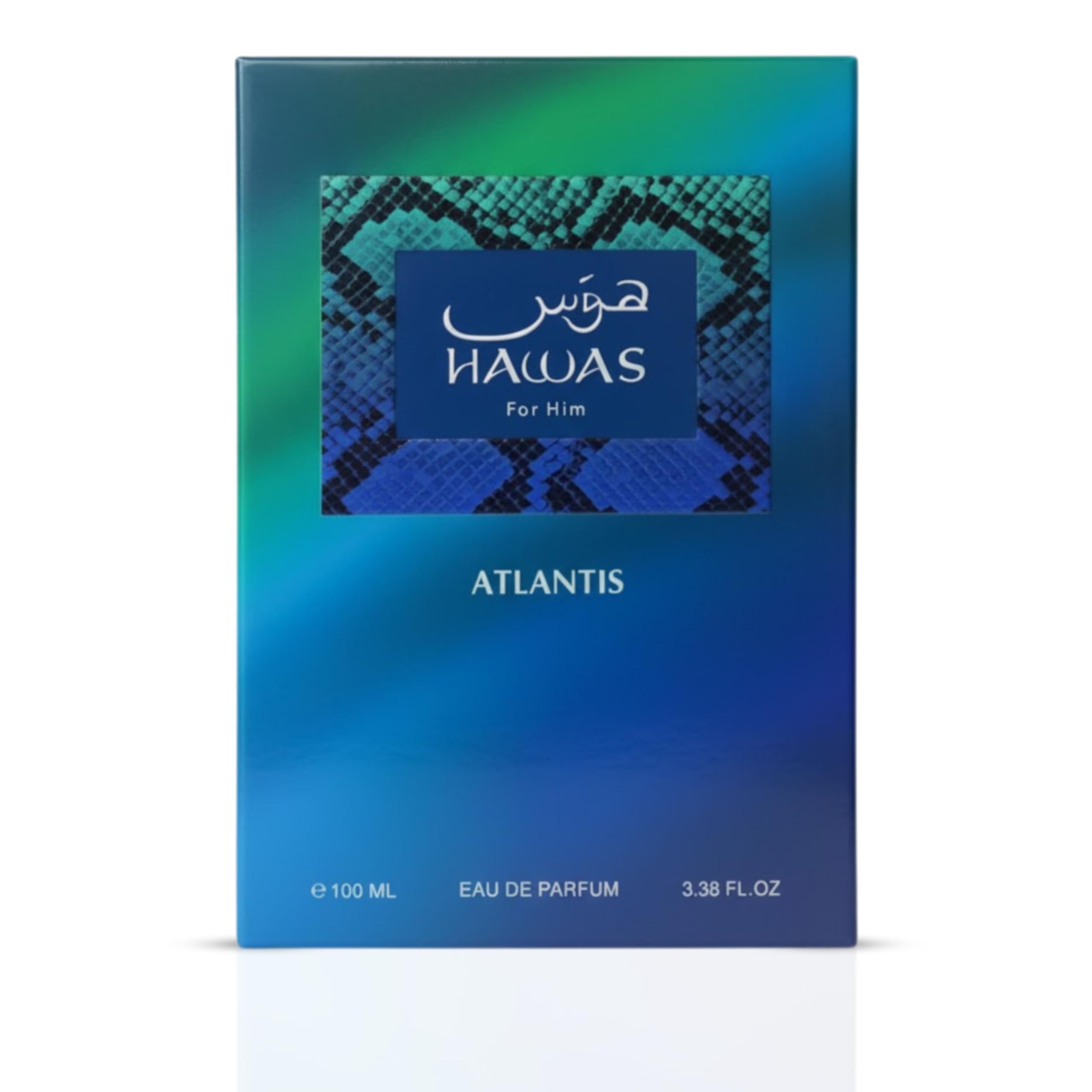 Rasasi Hawas Atlantis Fresh Modern Scent For Men EDP 100 ml (3.4 oz) - Thumbnail 3