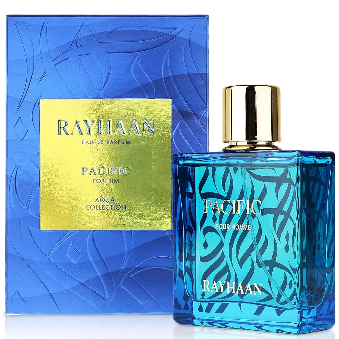 Rayhaan Pacific For Men EDP 3.4 oz - Thumbnail 2
