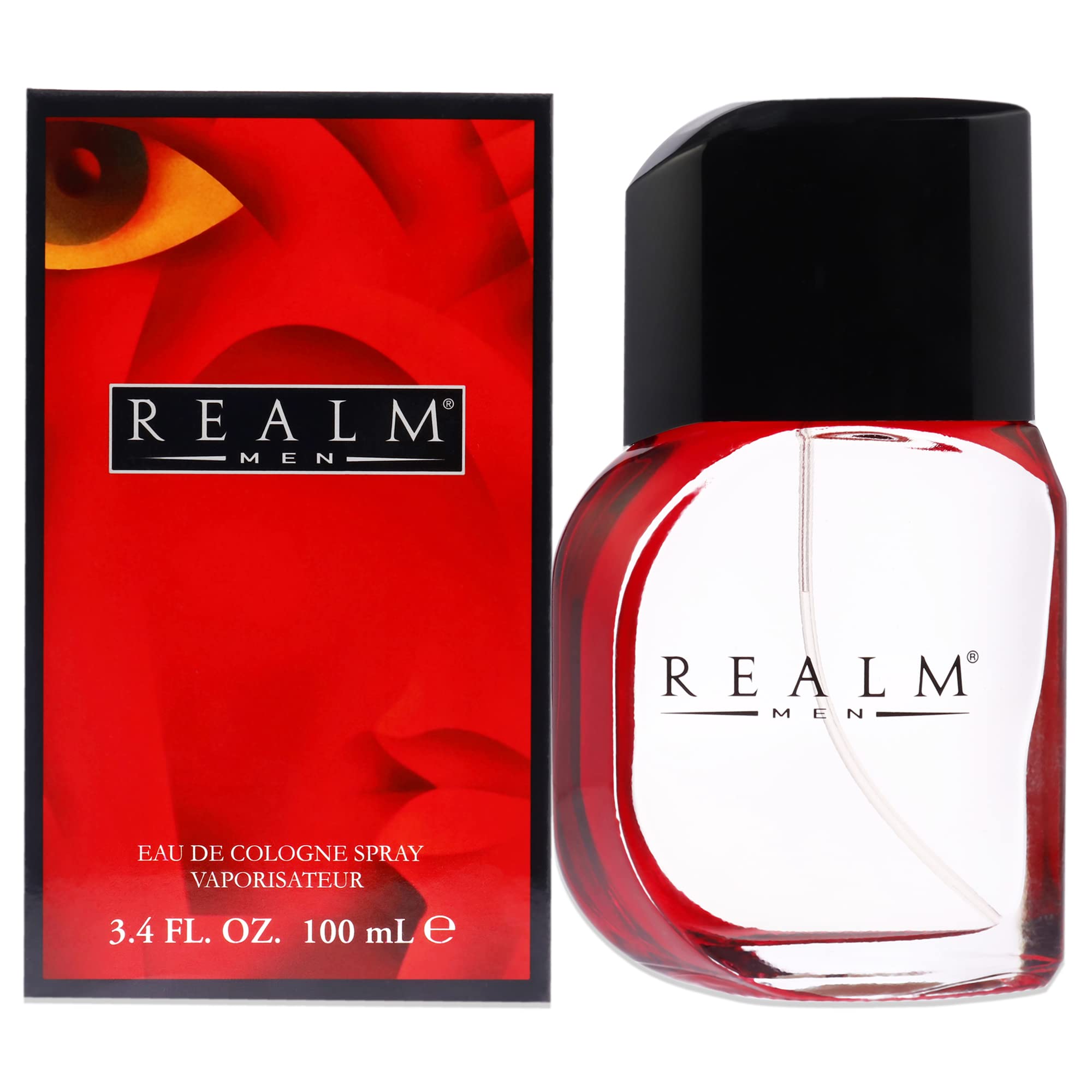 Realm By Erox Corporation . Red For Men EDC 3.4 oz