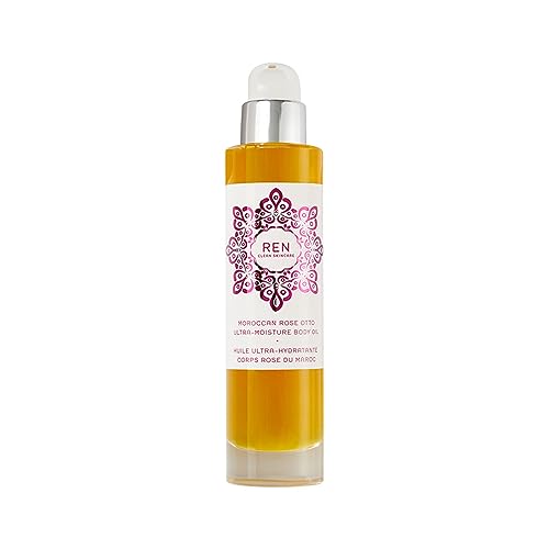 Ren Clean Skincare Moroccan Rose Otto Ultra Moisture Body Oil 3.3 Fl Oz - Thumbnail 2