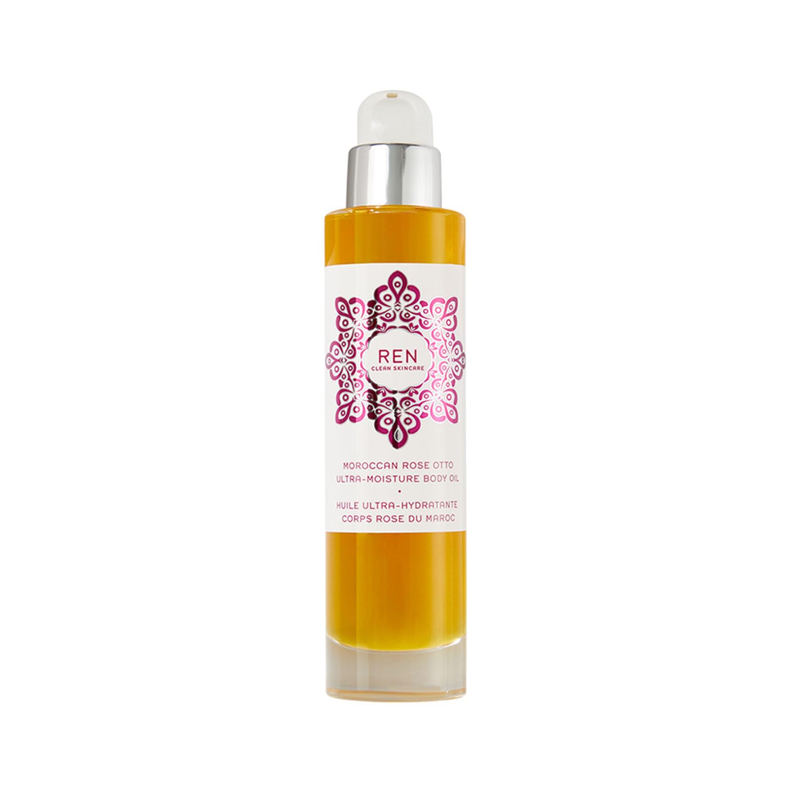 Ren Clean Skincare Moroccan Rose Otto Ultra Moisture Body Oil 3.3 Fl Oz