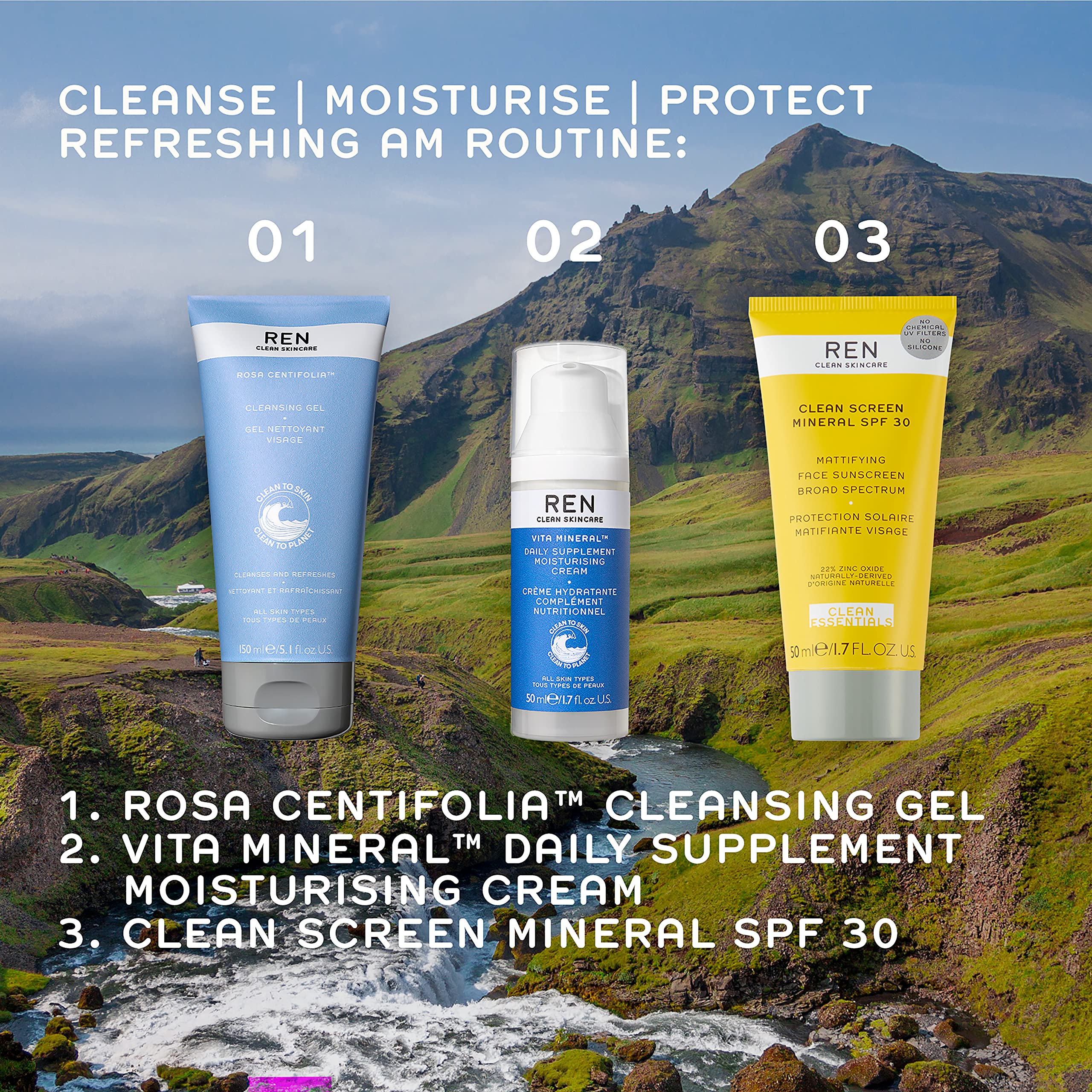 Ren Clean Skincare Rosa Centifolia Cleansing Gel 5 Fl Oz - Thumbnail 2