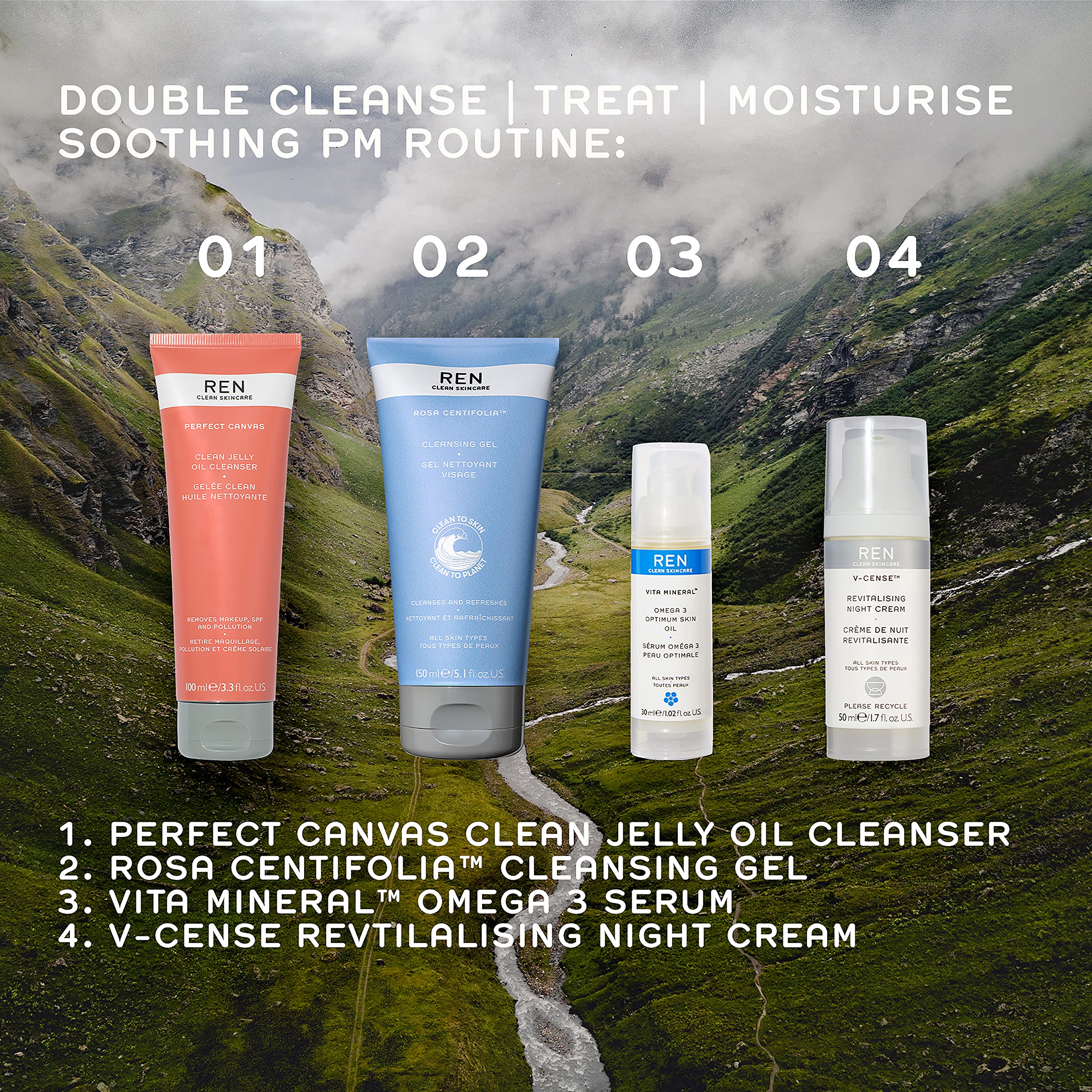 Ren Clean Skincare Rosa Centifolia Cleansing Gel 5 Fl Oz - Thumbnail 3