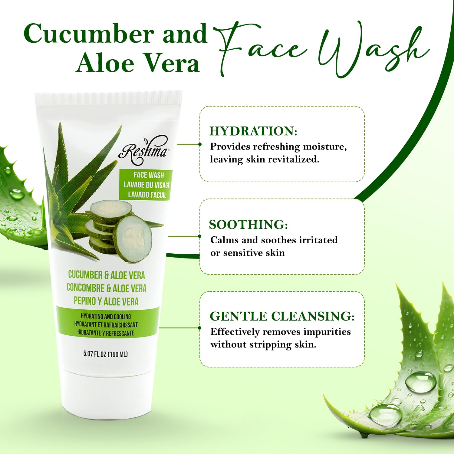 Reshma Rose Cleansing Face Wash: A Gentle and Refreshing Cleanser for - Thumbnail 3