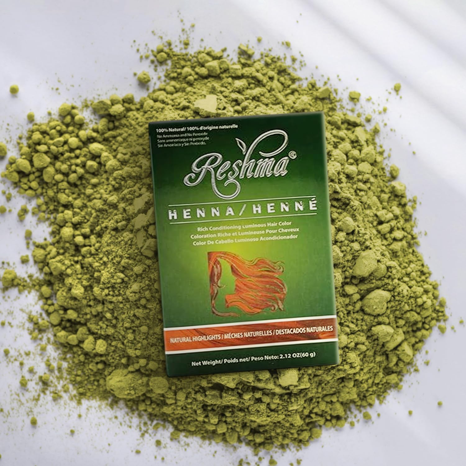 30 Minute Henna Hair Dye Soft Shiny Hair Henna Hair Color Dye 100% Gray - Thumbnail 2