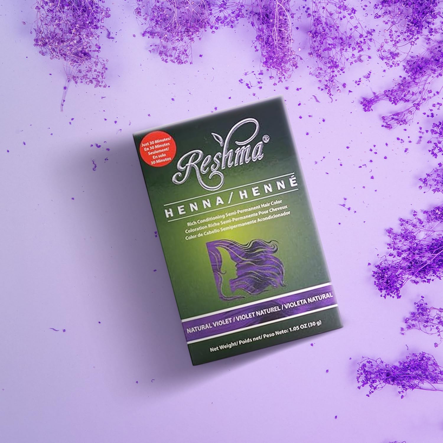 Reshma Beauty 30 Minute Henna Hair Color Infused With Organic Henna Lawsonia - Thumbnail 2