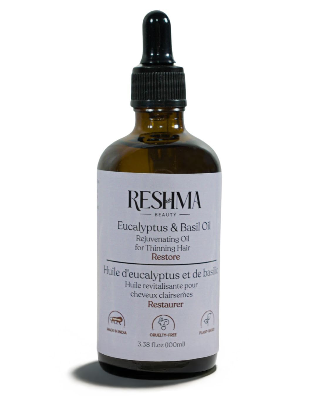 Reshma Beauty Eucalyptus Basil Henna Infused Restore Rejuvenating Oil With - Thumbnail 2