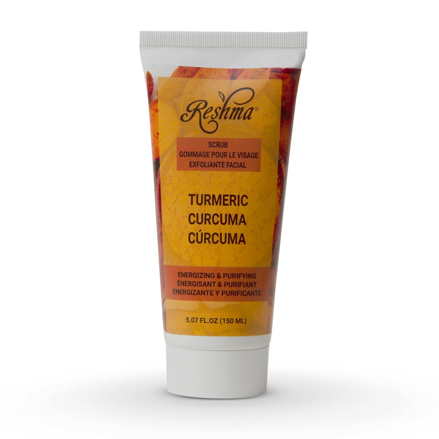Reshma Natural Turmeric Scrub for Glowing Skin Gentle Soothing Skin Exfoliate - Thumbnail 3