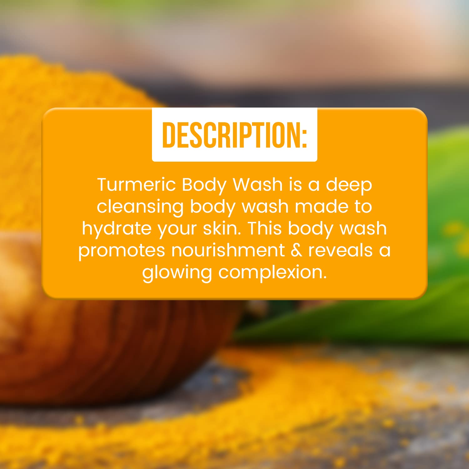 Reshma Beauty Turmeric Body Wash | Body Wash for All Skin Types Dull Skin | - Thumbnail 3