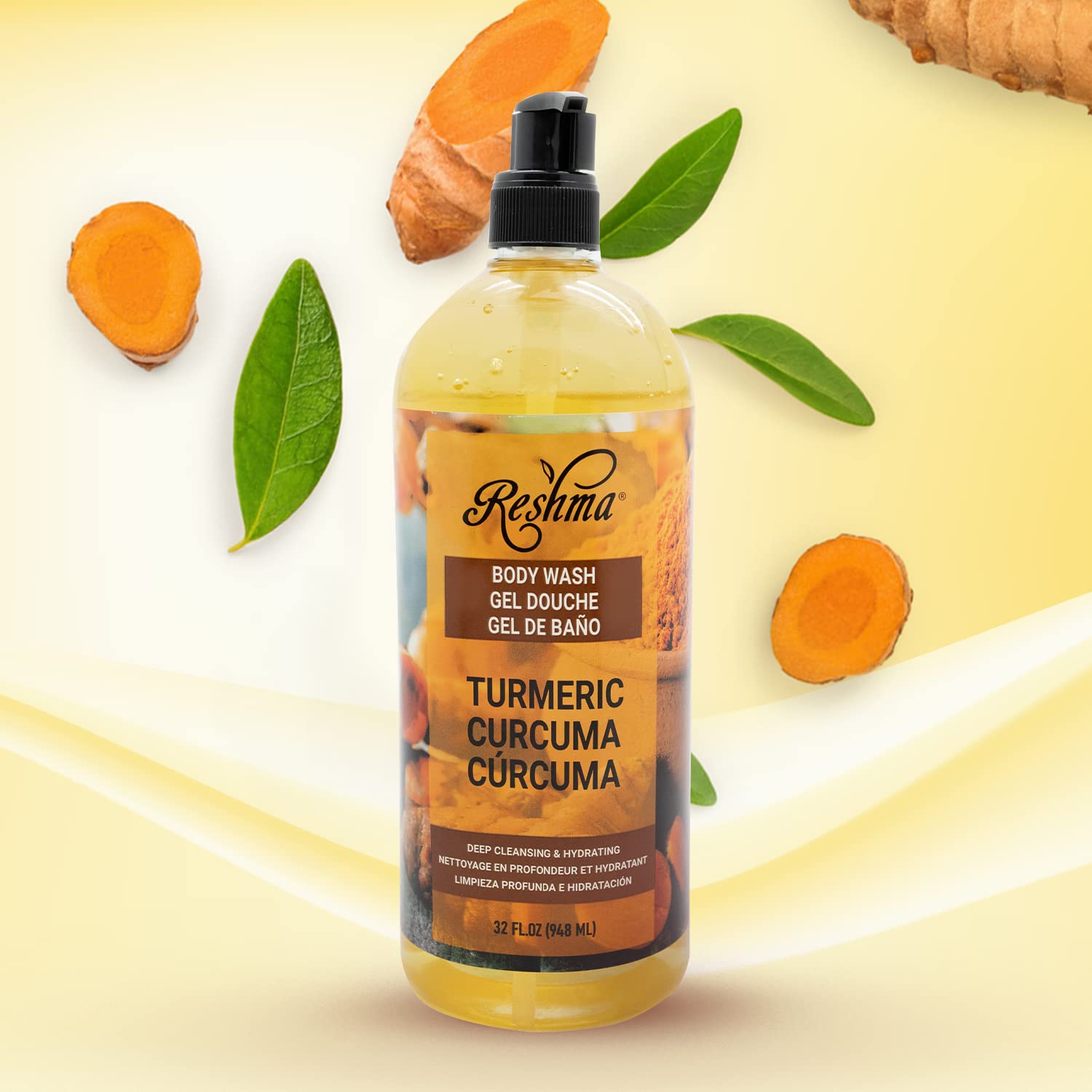 Reshma Beauty Turmeric Body Wash | Body Wash for All Skin Types Dull Skin |