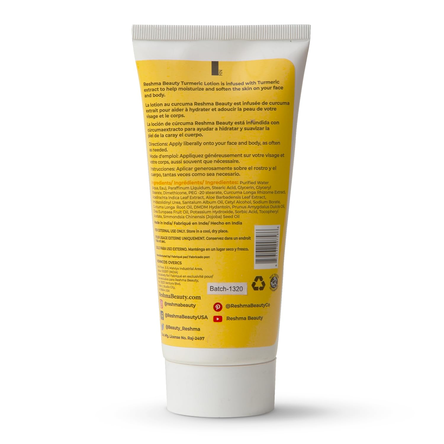 Reshma Turmeric Lotion 5.07 oz - Thumbnail 3