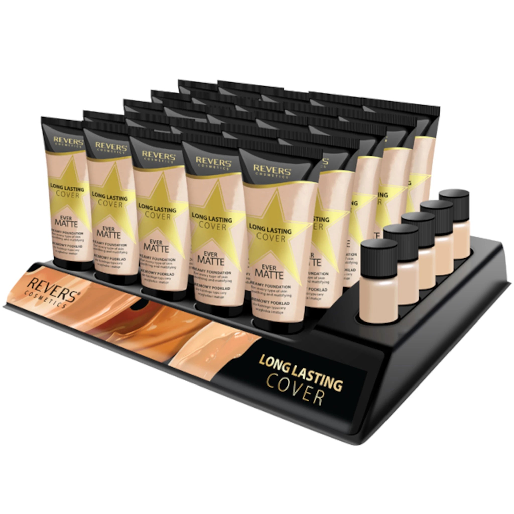(25-pack) Revers Cosmetics Long Lasting Cover Foundation
