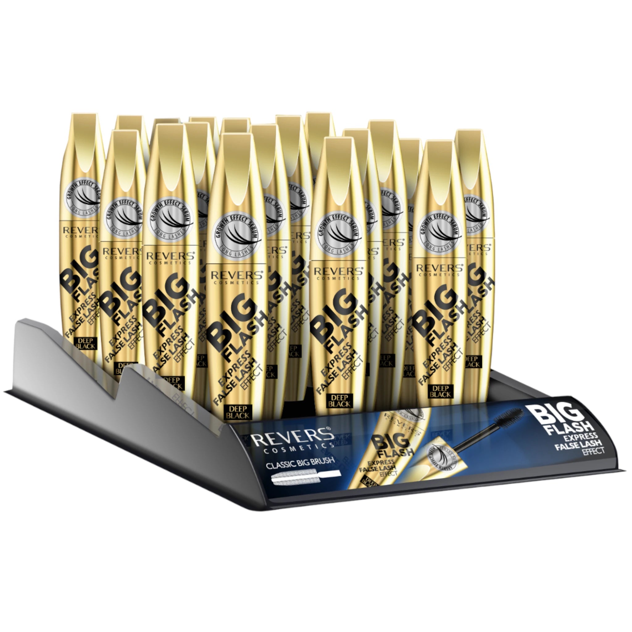 (12-pack) Revers Cosmetics Mascara Big Flash