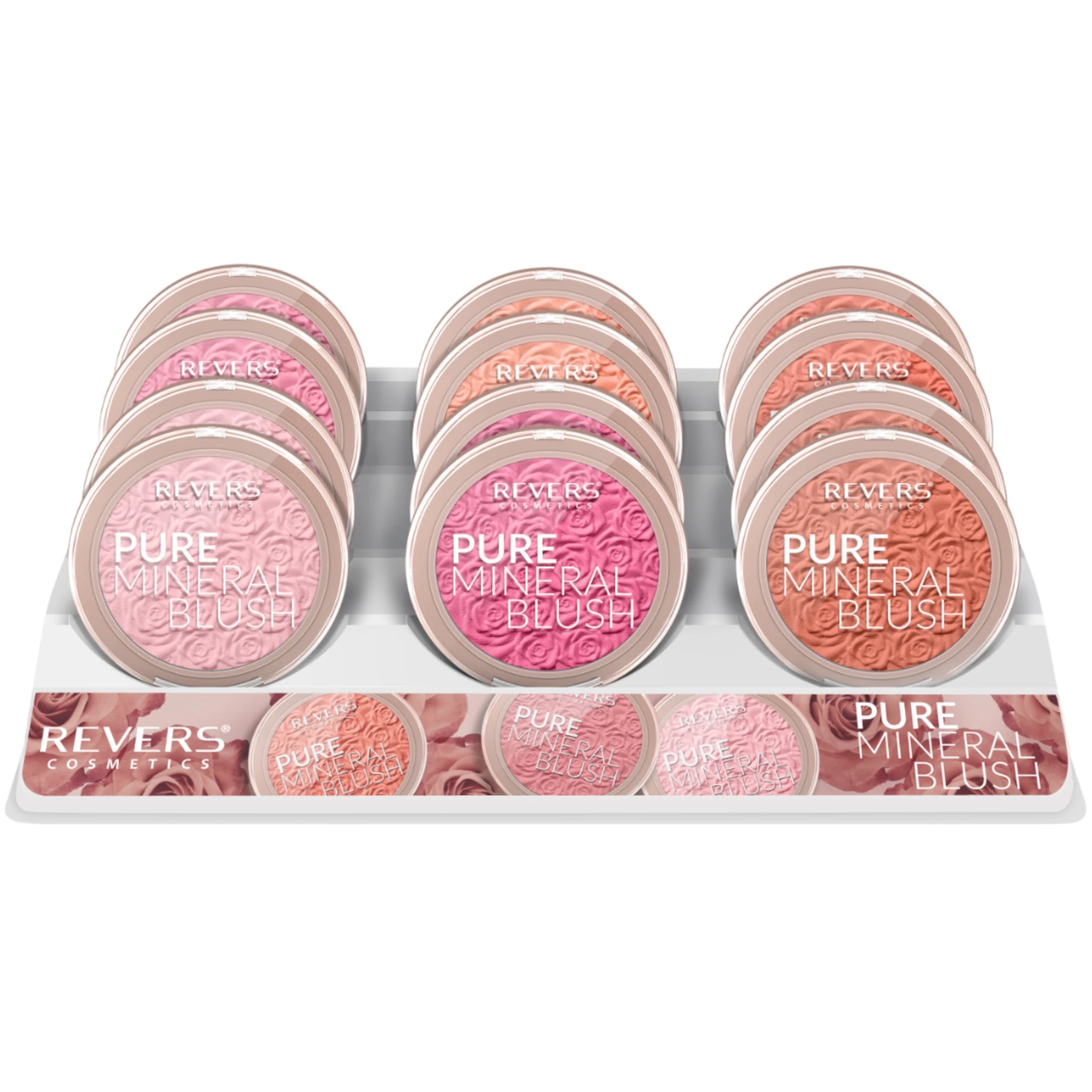 (12-pack) Revers Cosmetics Pure Mineral Blush