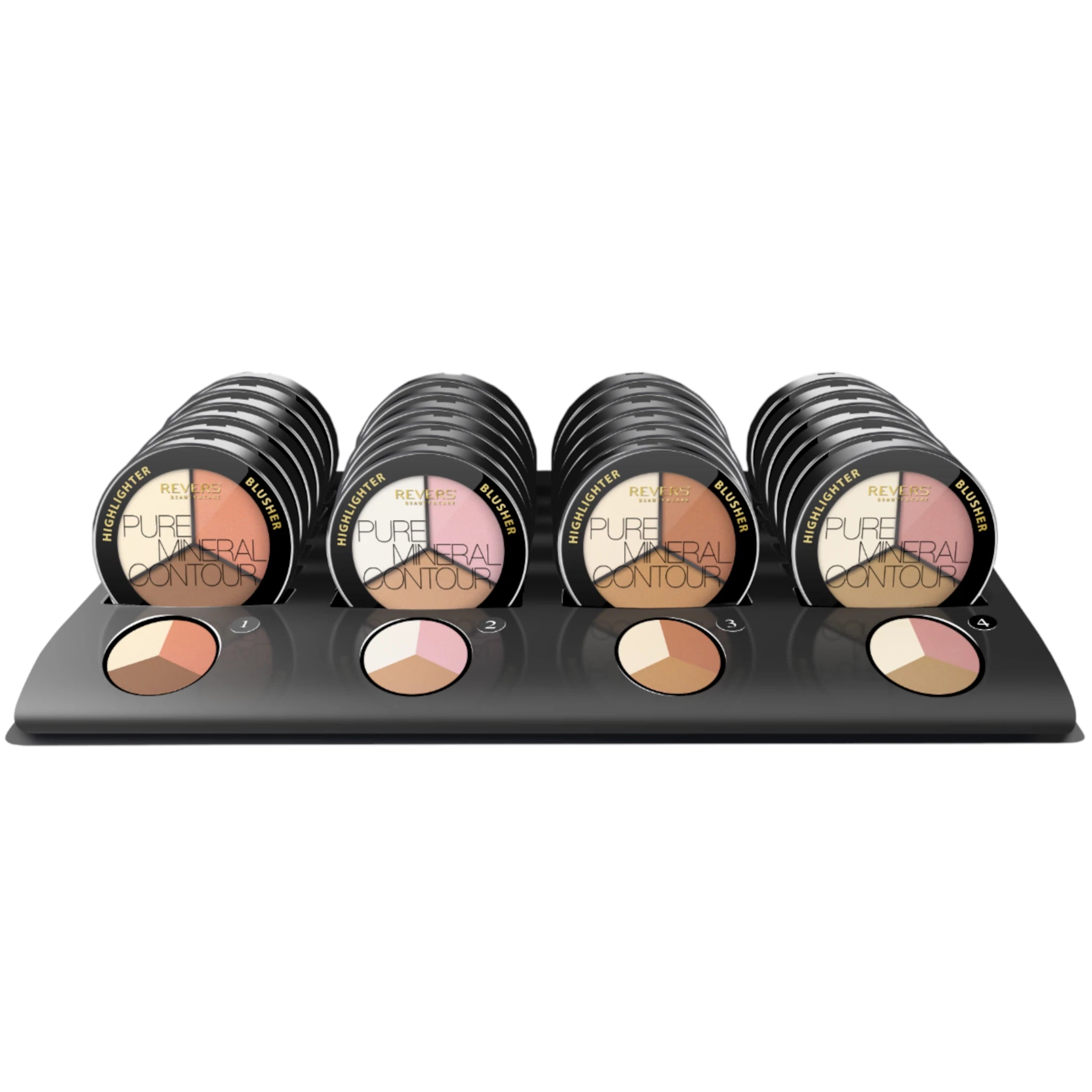 (24-pack) Revers Cosmetics Pure Mineral Face Contour Palette