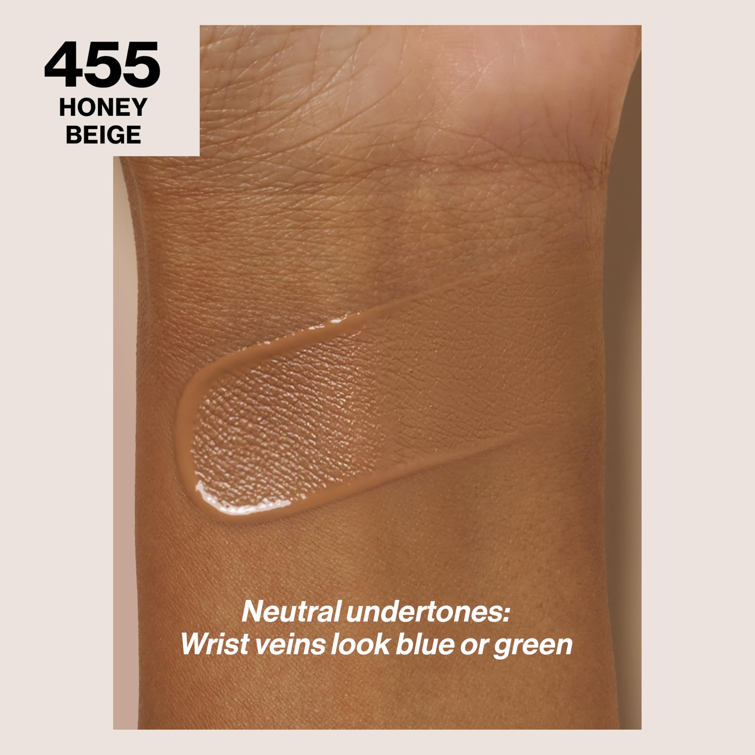 (12-pack) Revlon Liquid Foundation, ColorStay Face Makeup for Normal & Dry Skin, SPF 20, Longwear Medium-Full Coverage with Natural Finish, Oil Free, 455 Honey Beige, 1 Fl Oz - Thumbnail 2