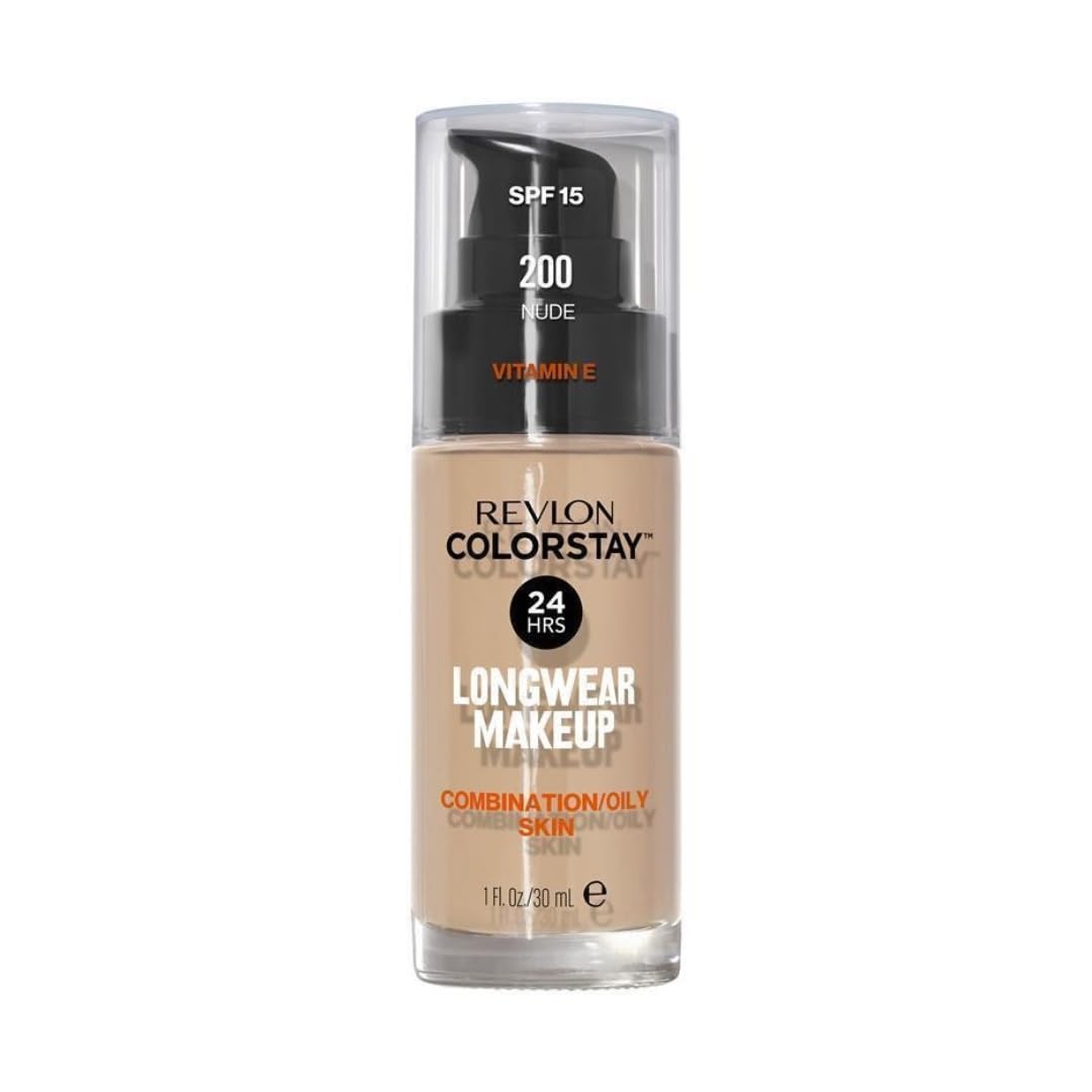 (12-pack) Revlon Colorstay Liquid Foundation Combination Spf 15 #200 Nude