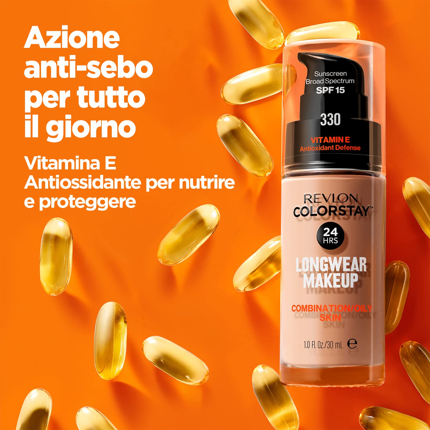 (12-pack) Revlon Colorstay Makeup Foundation 250 Fresh Beige (Beige) - Thumbnail 2