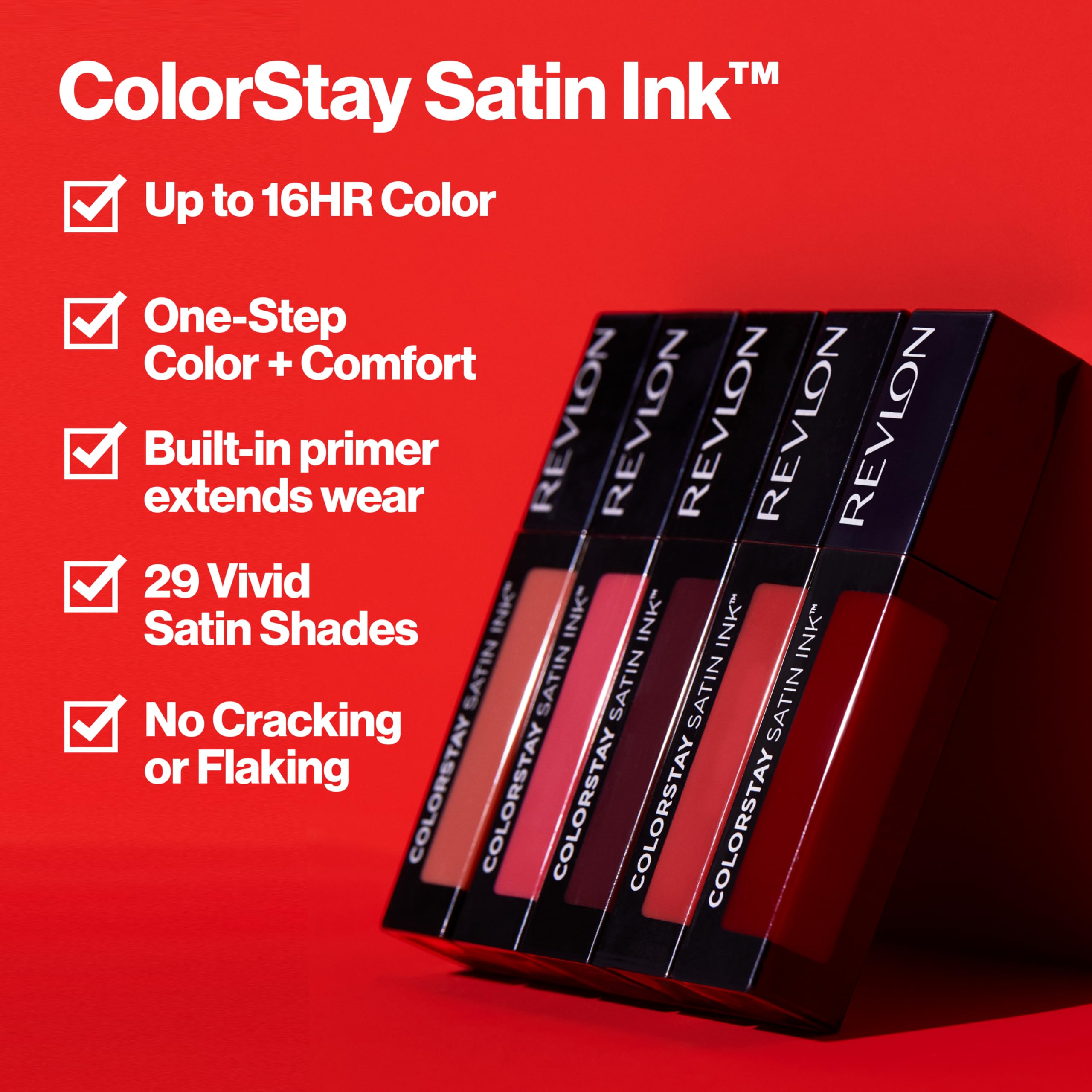 (12-pack) Revlon ColorStay Satin Ink Liquid Lipstick, Longwear Rich Lip Colors, Formulated with Black Currant Seed Oil, 003 In So Deep, 0.17 fl oz - Thumbnail 3