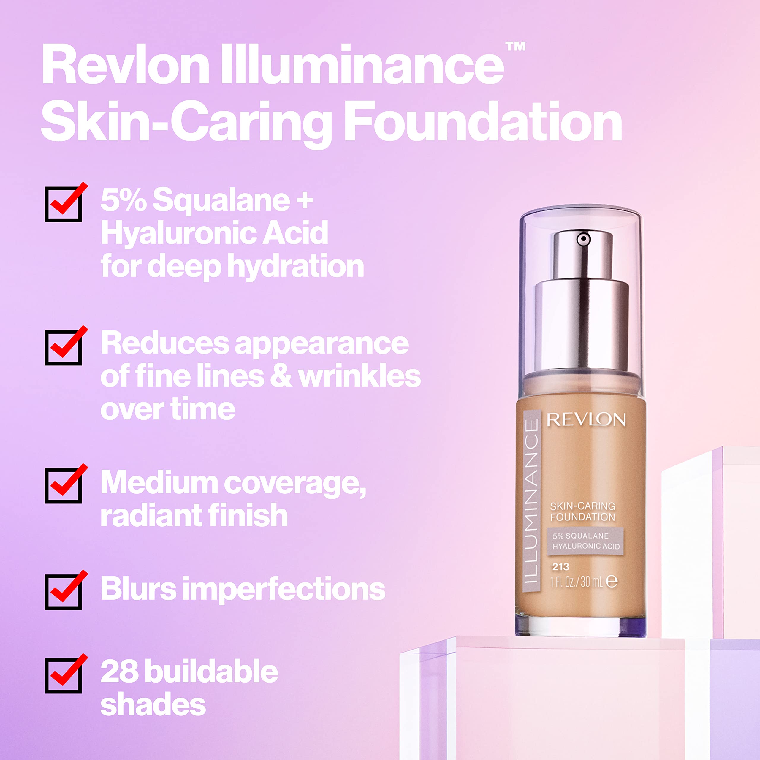 (12-pack) Revlon Illuminance Skin-Caring Foundation #305 Medium Sand - Thumbnail 2