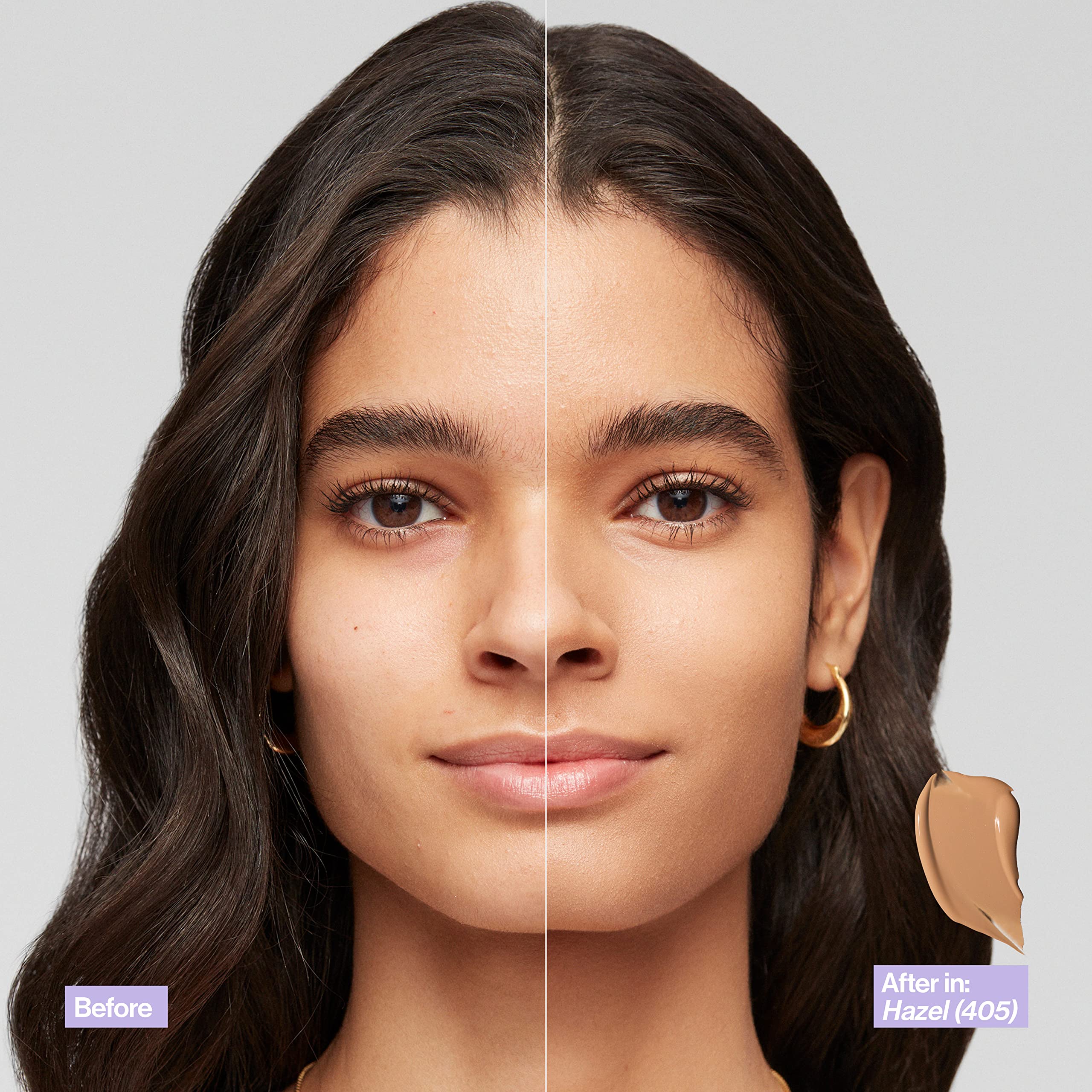 (12-pack) Revlon Illuminance Skin-Caring Liquid Foundation, Hyaluronic Acid, Hydrating and Nourishing Formula with Medium Coverage, 409 Brulee, 1 fl oz - Thumbnail 3