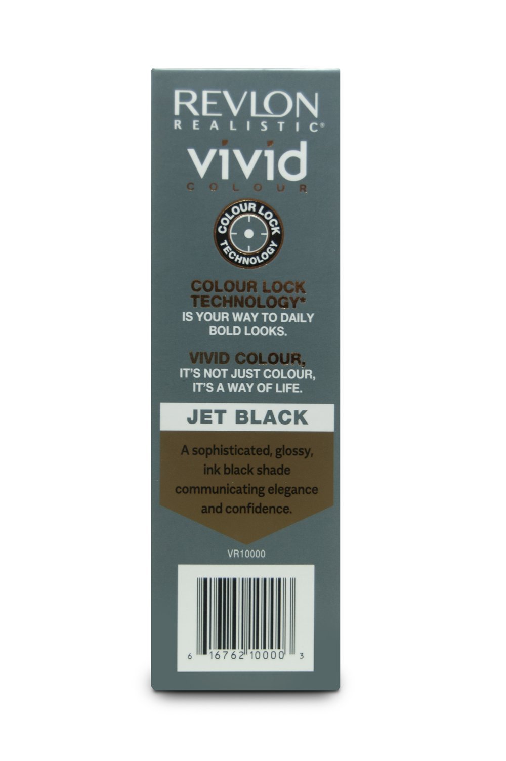 Revlon Realistic Vivid Colour Protein Infused Permanent Color Hair Jet Black - Thumbnail 2