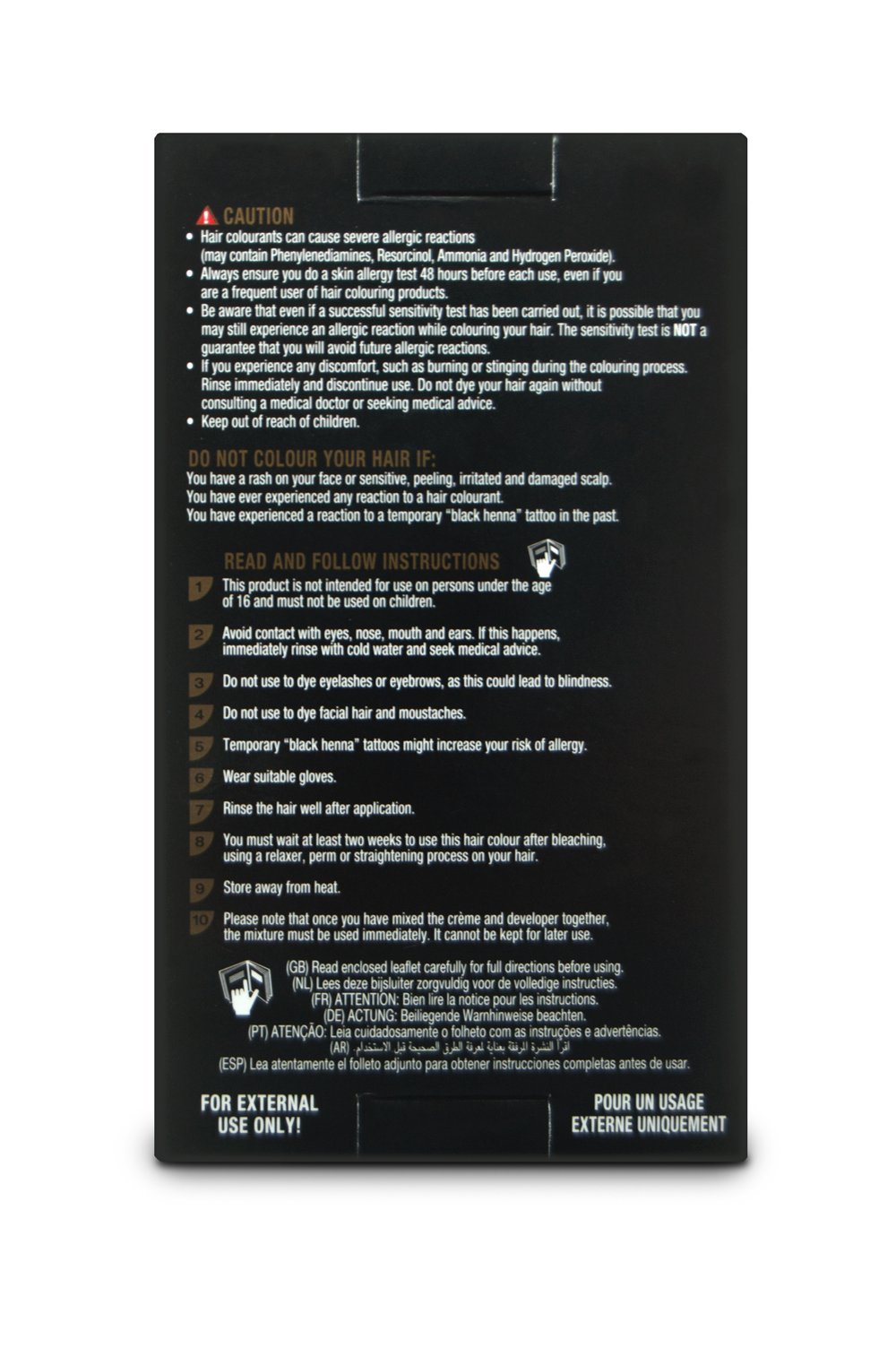 Revlon Realistic Vivid Colour Protein Infused Permanent Color Hair Jet Black - Thumbnail 3