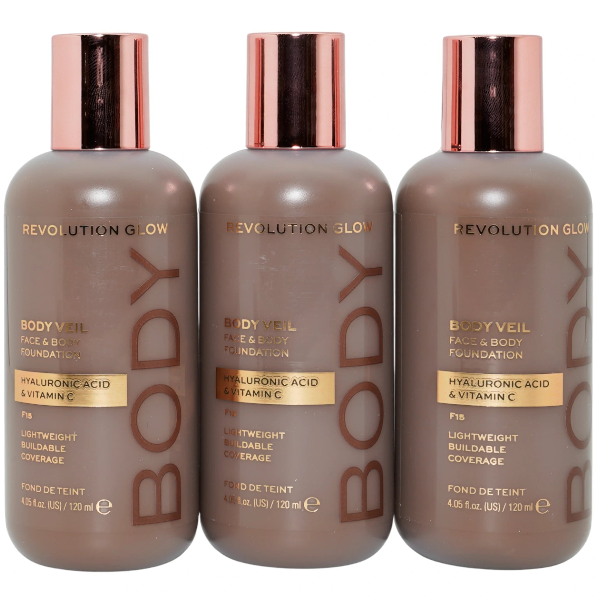 (3-pack) Revolution Body Perfecting Foundation F15