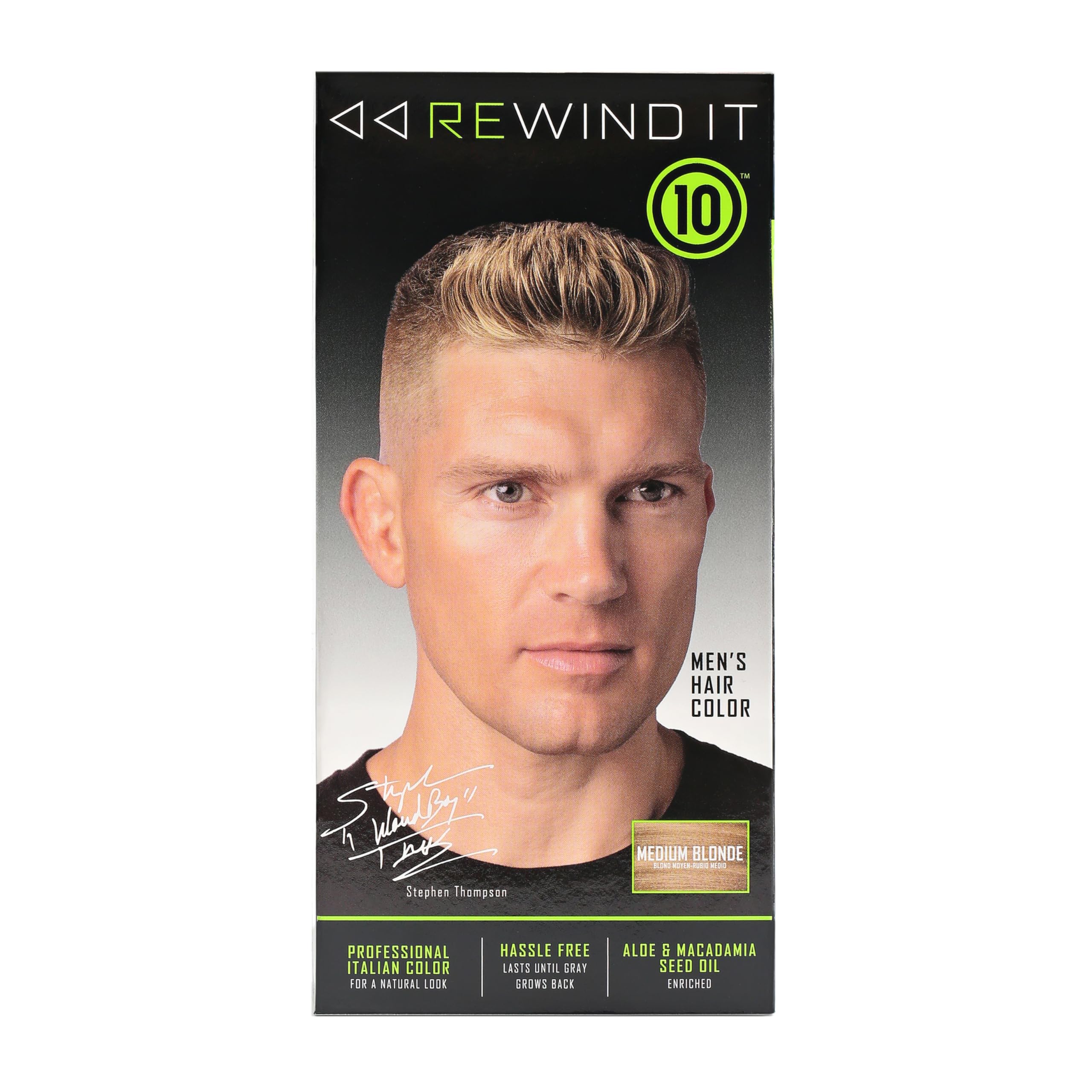 Rewind It 10 Medium Blonde Hair Color For Men - Thumbnail 3