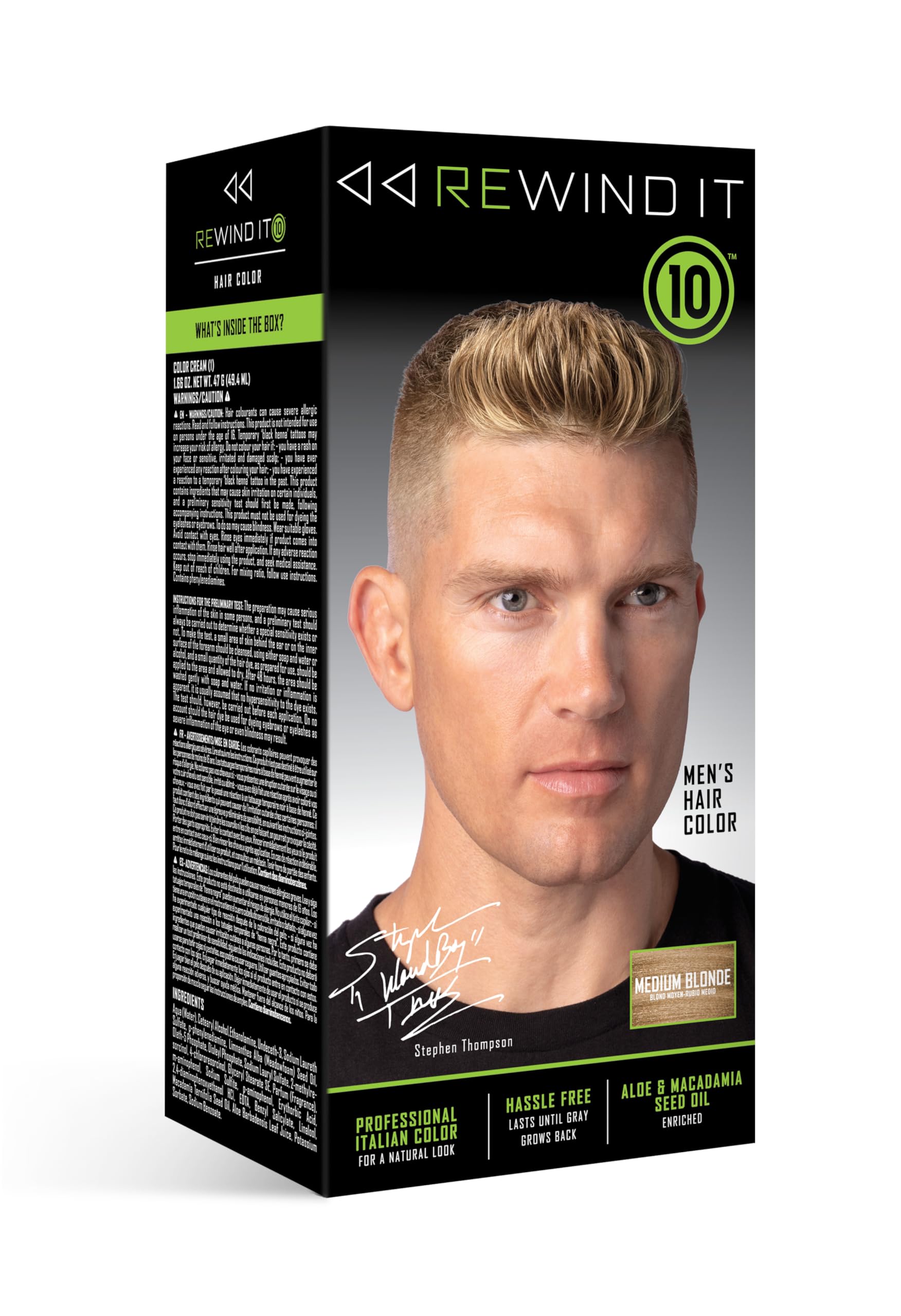 Rewind It 10 Medium Blonde Hair Color For Men