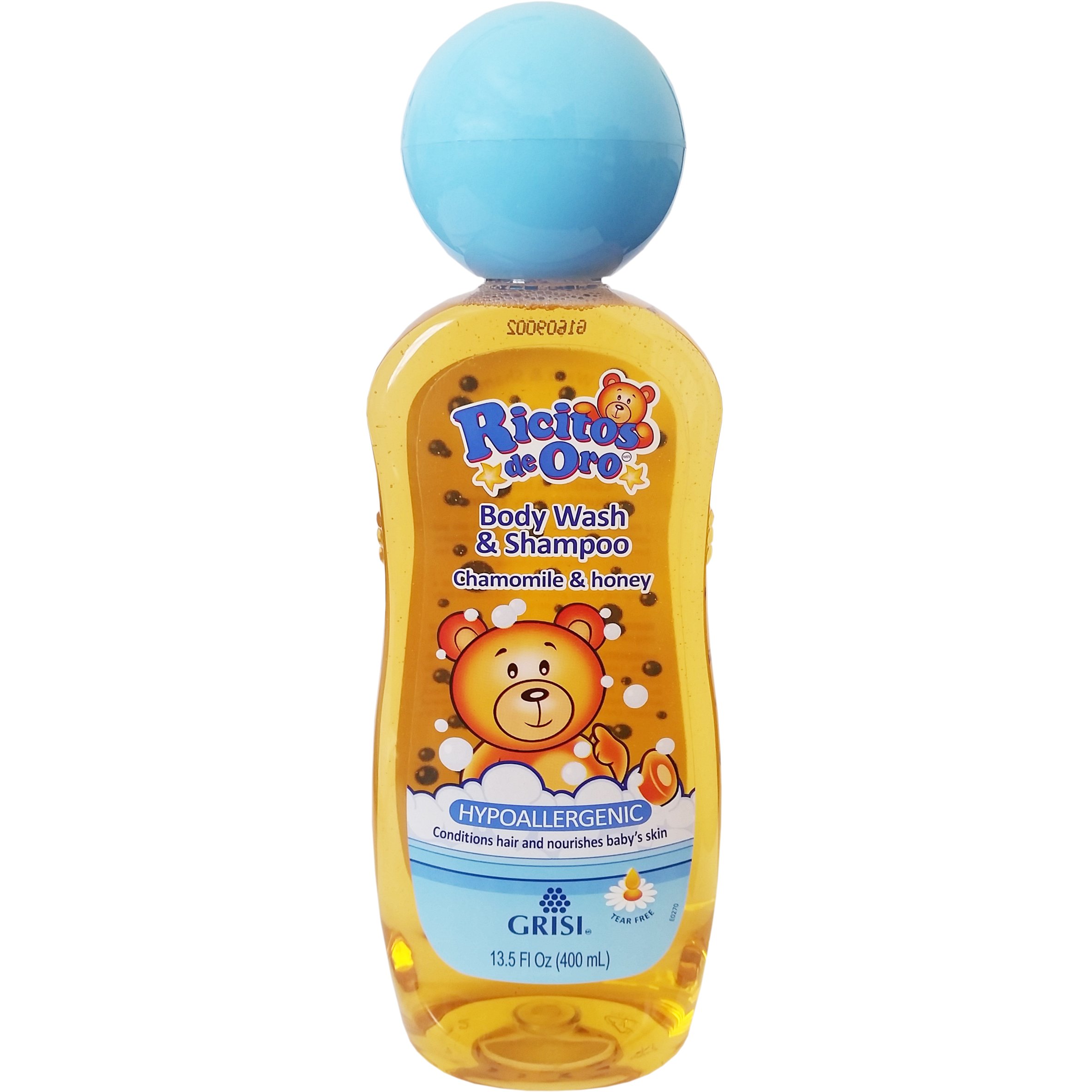 Ricitos de Oro 2 In 1 Baby Hair Body Wash Hypoallergenic Tear Free Body Wash