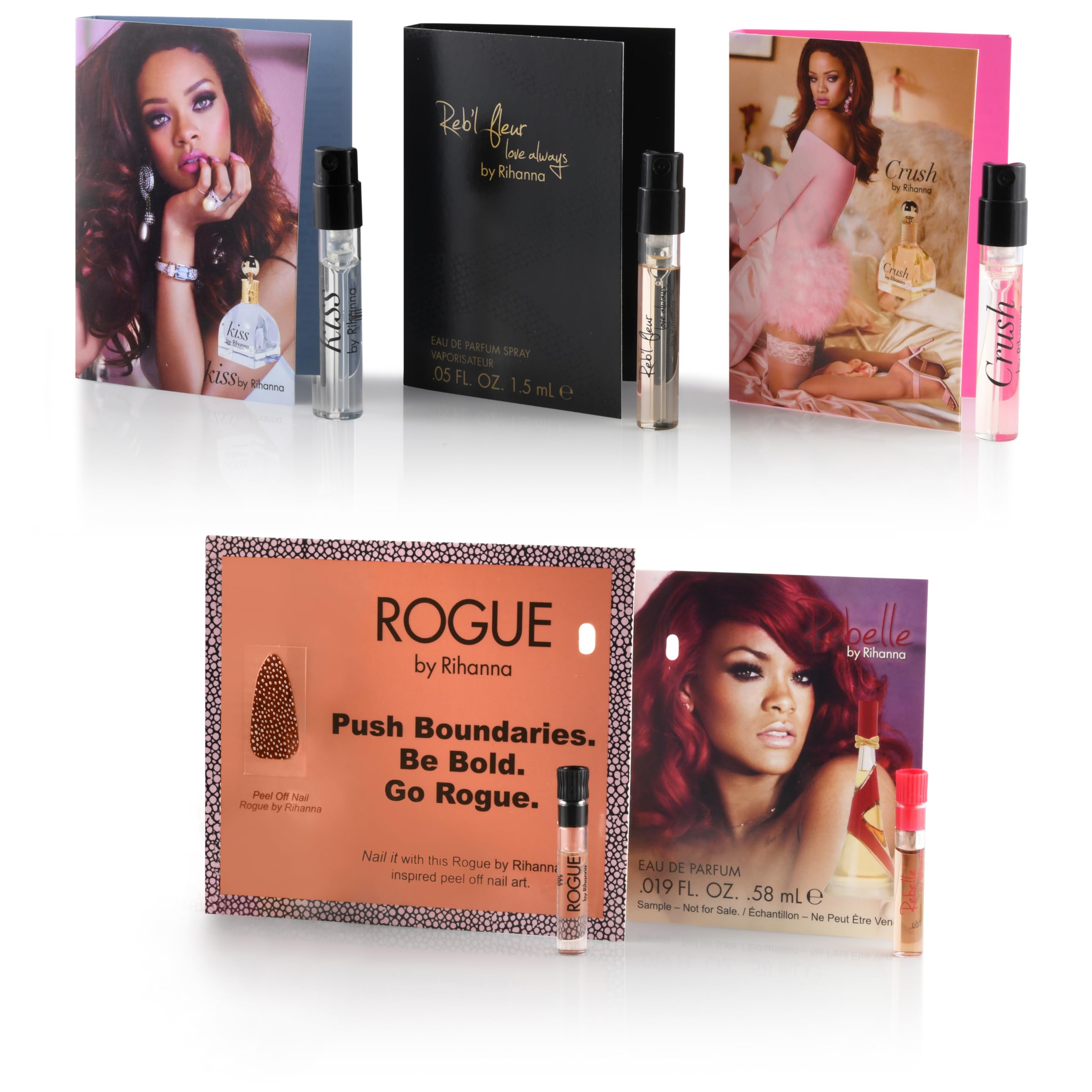 RIHANNA REB'L FLEUR LOVE ALWAYS(W)EDP SP 1.5ml MINI VIAL ON CARD