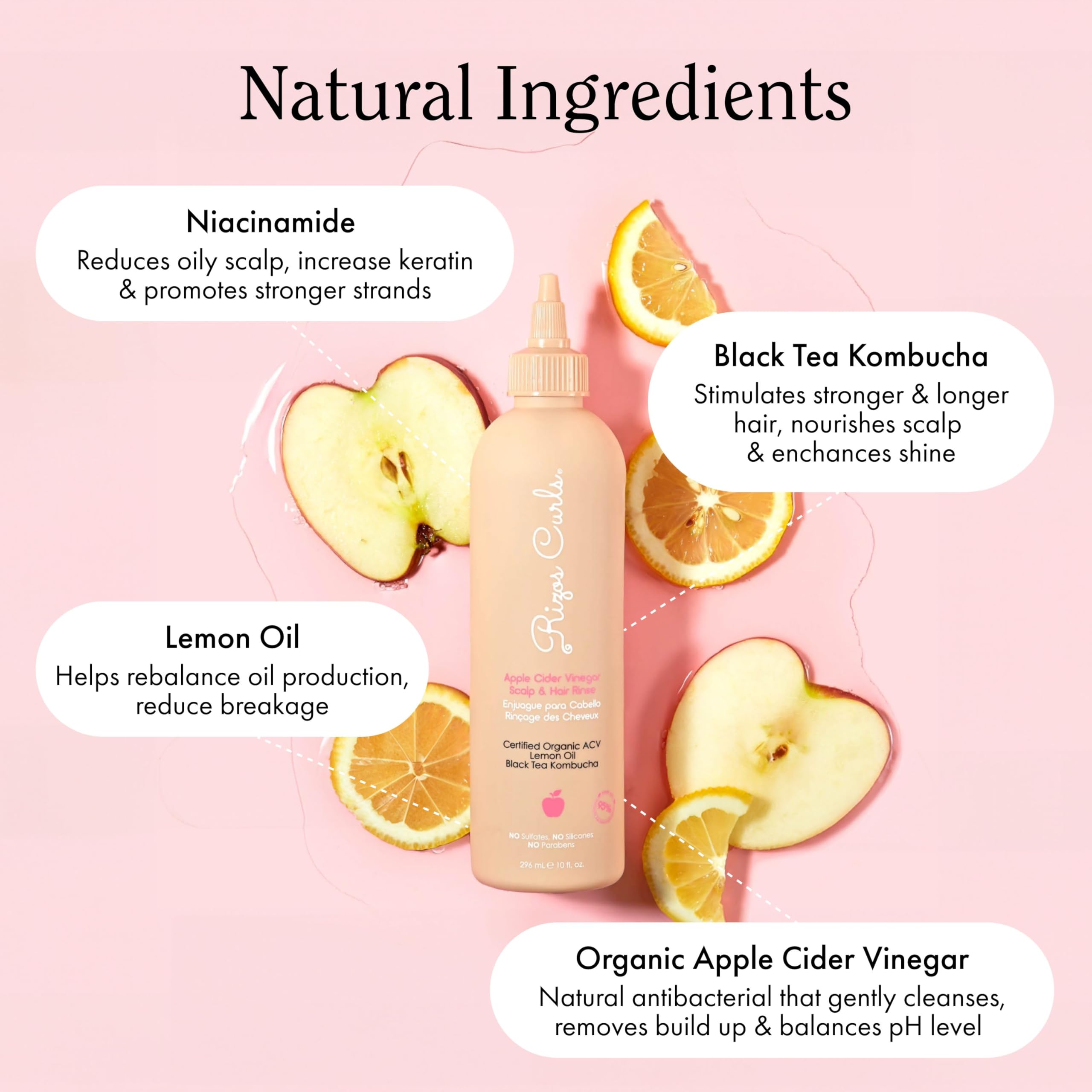 Rizos Curls Acv Scalp Rinse 10 oz