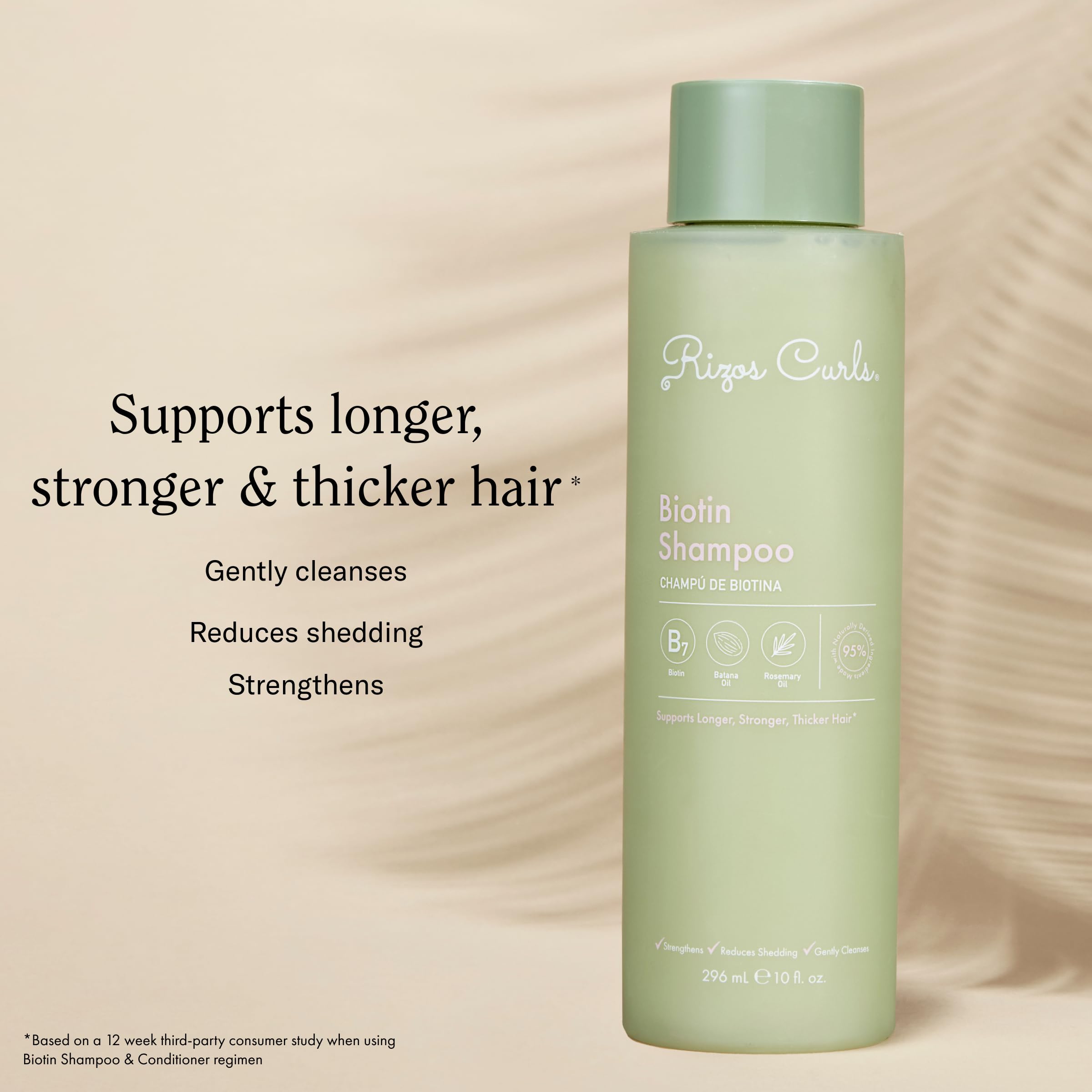 Rizos Curls Biotin Shampoo 10 oz - Thumbnail 3