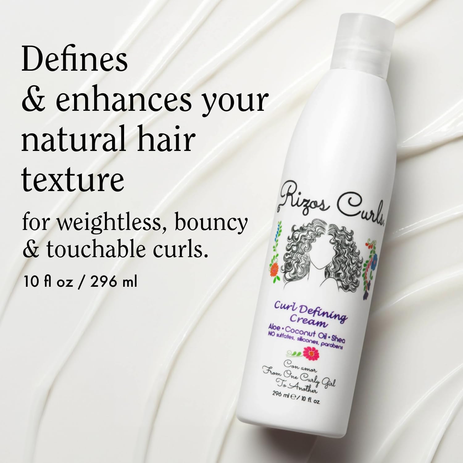Rizos Curls Curl Defining Cream 10 Fl Oz - Thumbnail 3