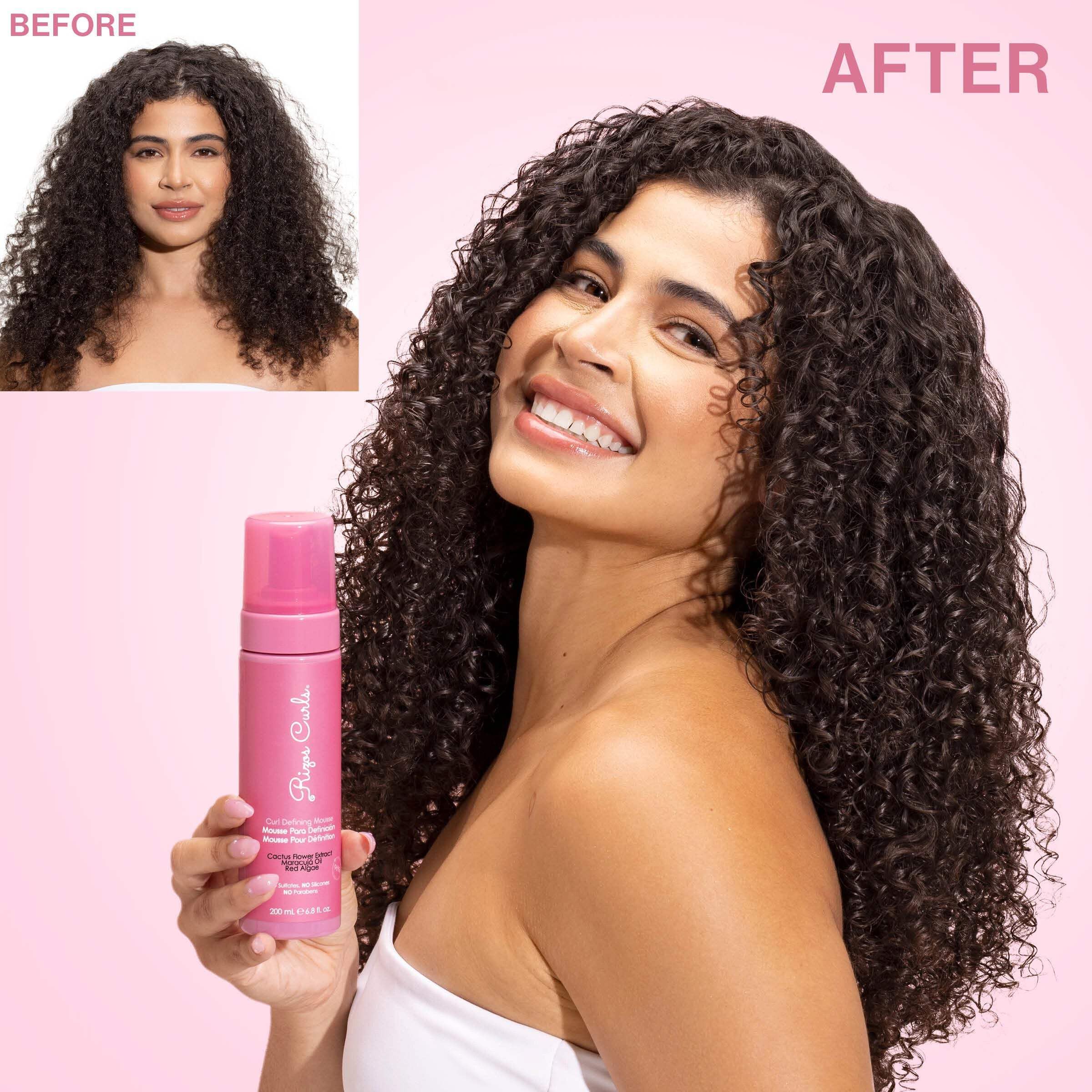 Rizos Curls Curl Defining Mousse Lightweight Foam for Volume Hydration Shine - Thumbnail 3