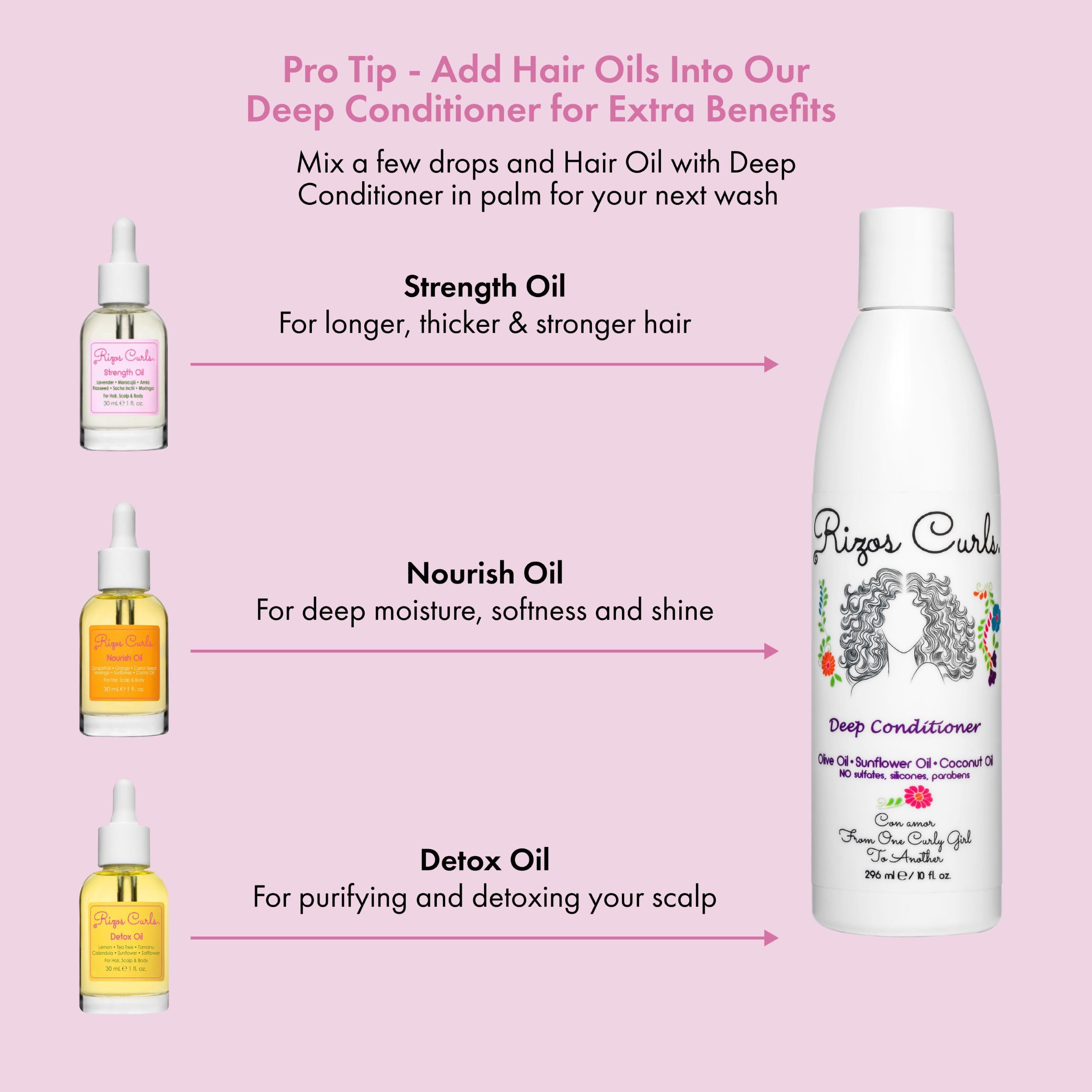 Rizos Curls Nourish Oil Strength Frizz Control Improve Split Ends Repair Dry