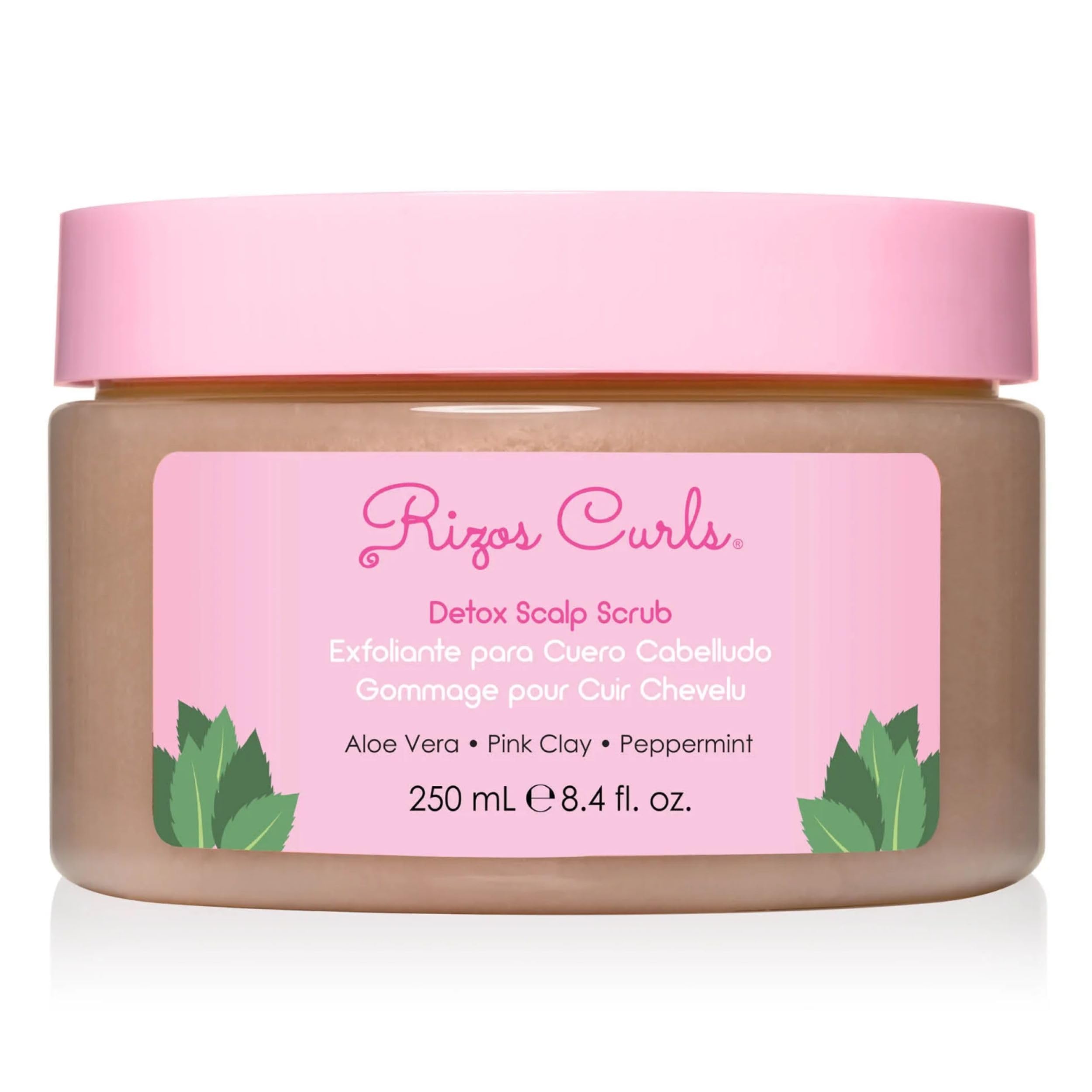 Rizos Curls Detox Scalp Scrub Exfoliates To Remove Buildup Excess Oil Soothes - Thumbnail 2