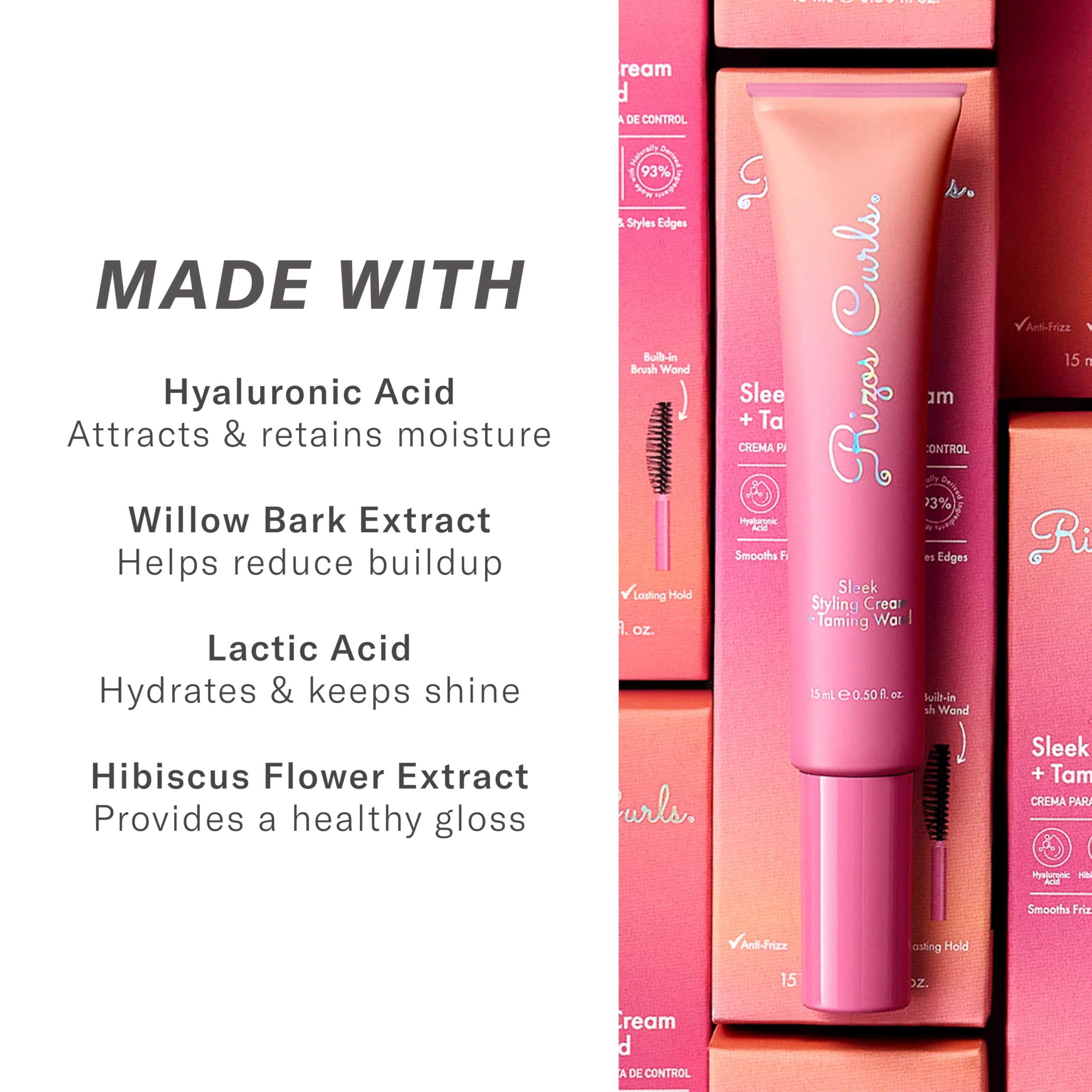 Rizos Curls Sleek Styling Cream + Taming Wand - Thumbnail 2