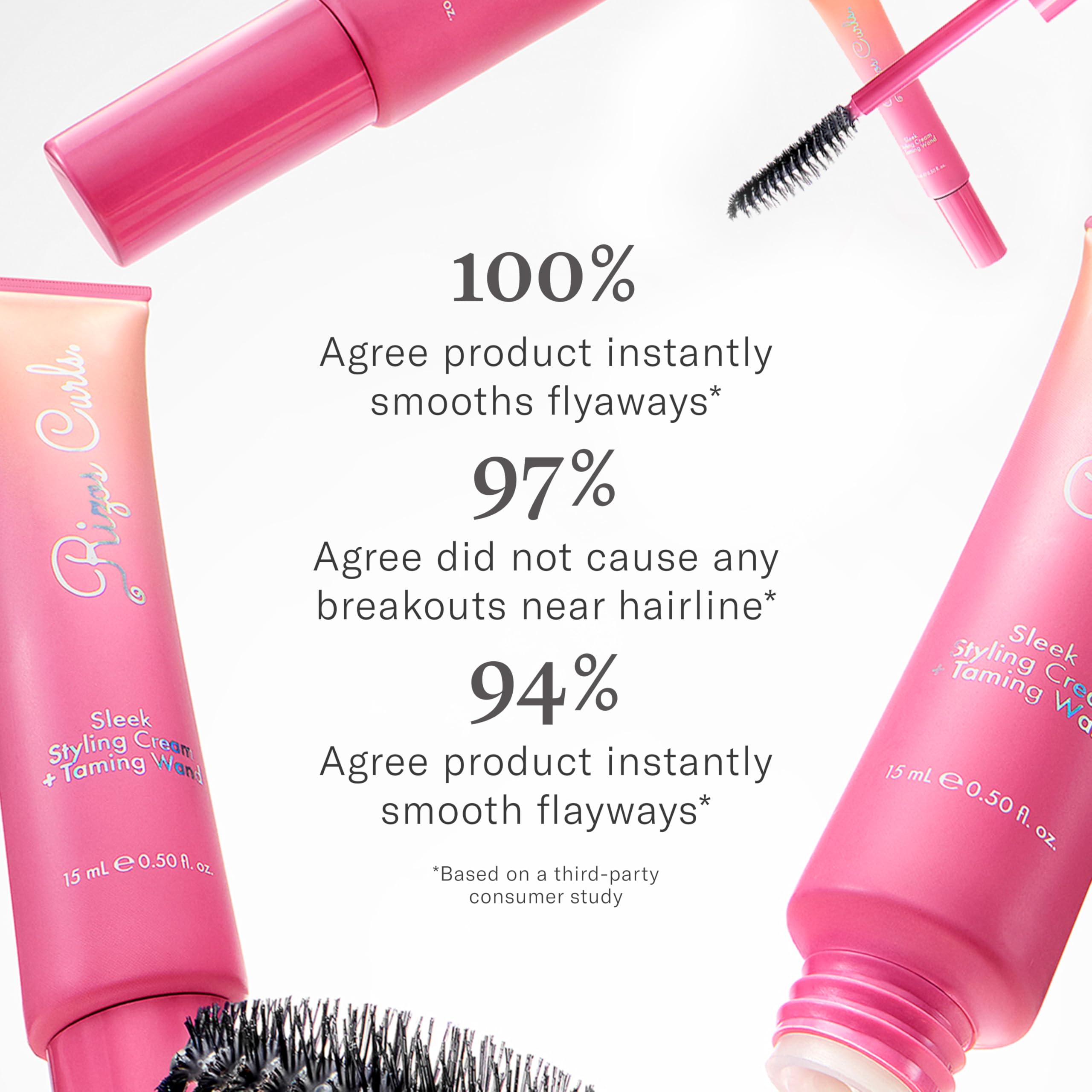 Rizos Curls Sleek Styling Cream + Taming Wand