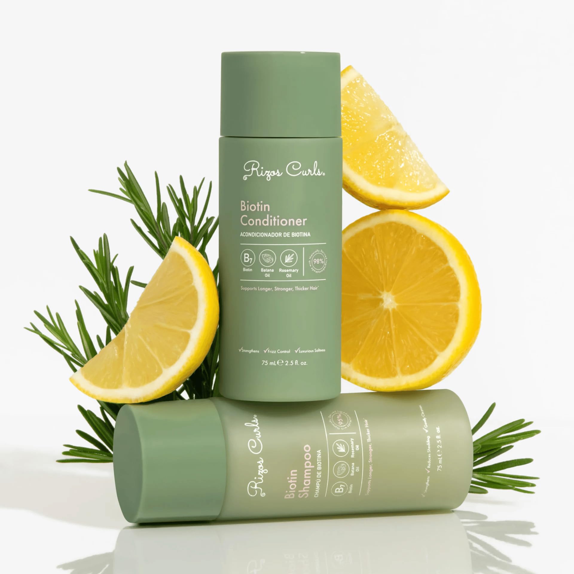 Rizos Curls Travel Biotin Wash Bundle - Thumbnail 3