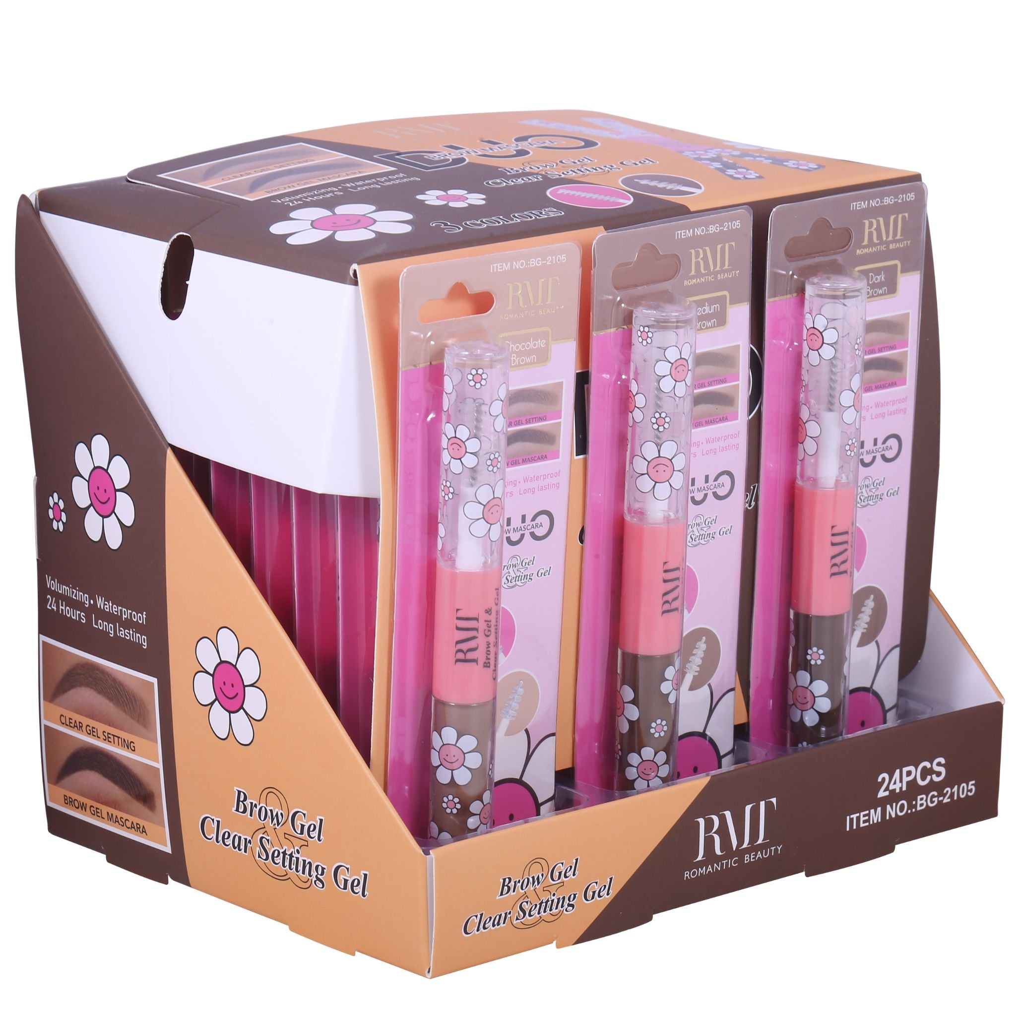 (24-pack) Romantic Beauty Brow Mascara Duo - Thumbnail 2