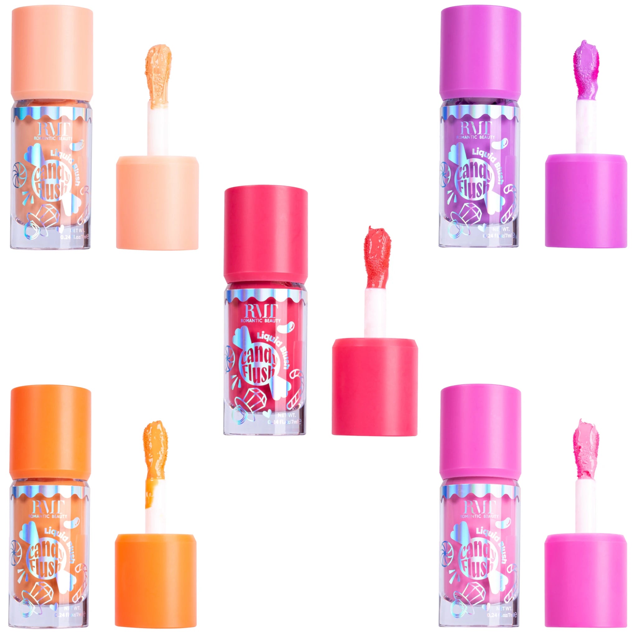 (24-pack) Romantic Beauty Candy Flush Liquid Blush - Thumbnail 2